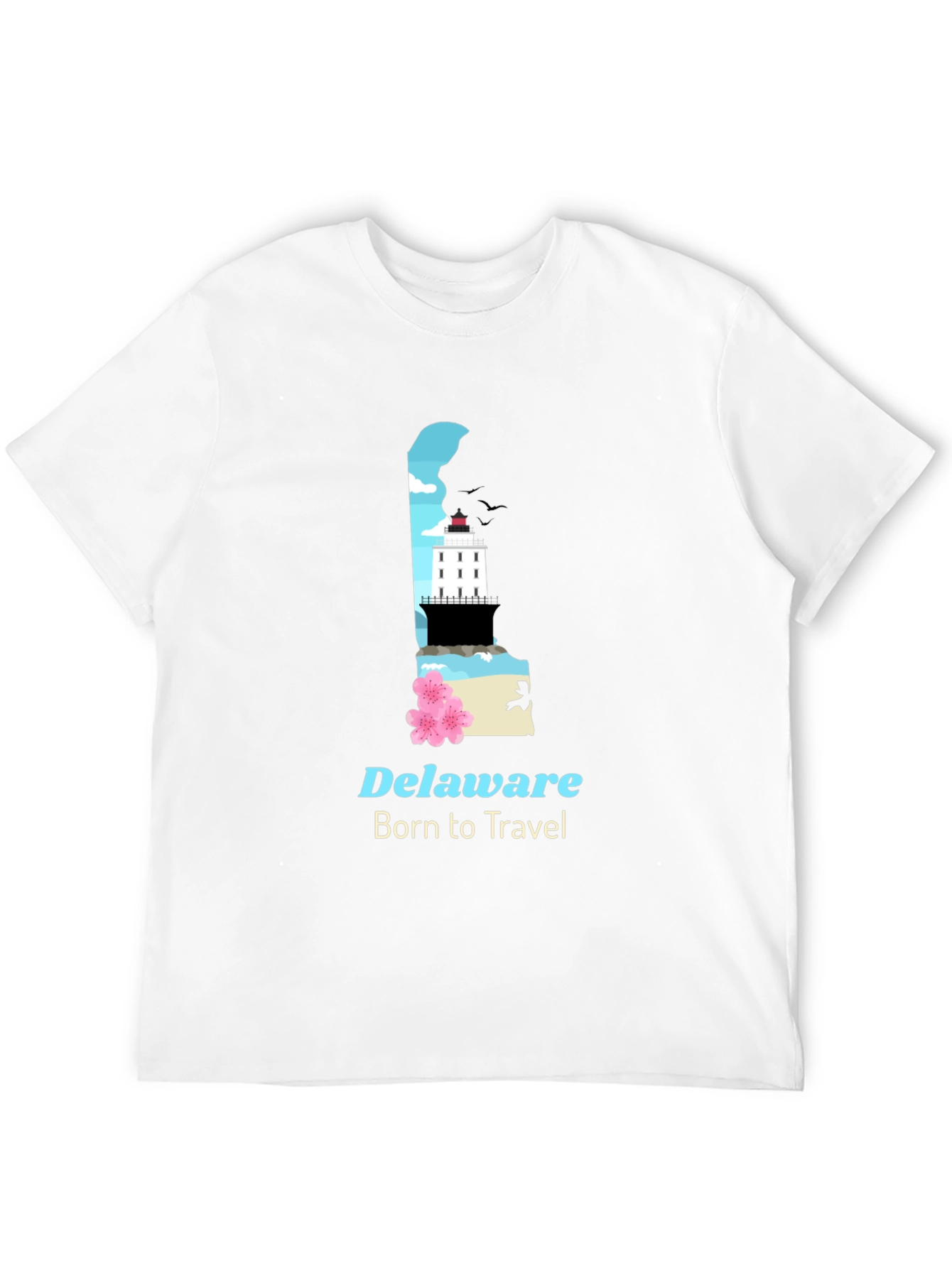 Delaware Travel T-Shirt - Born to Travel