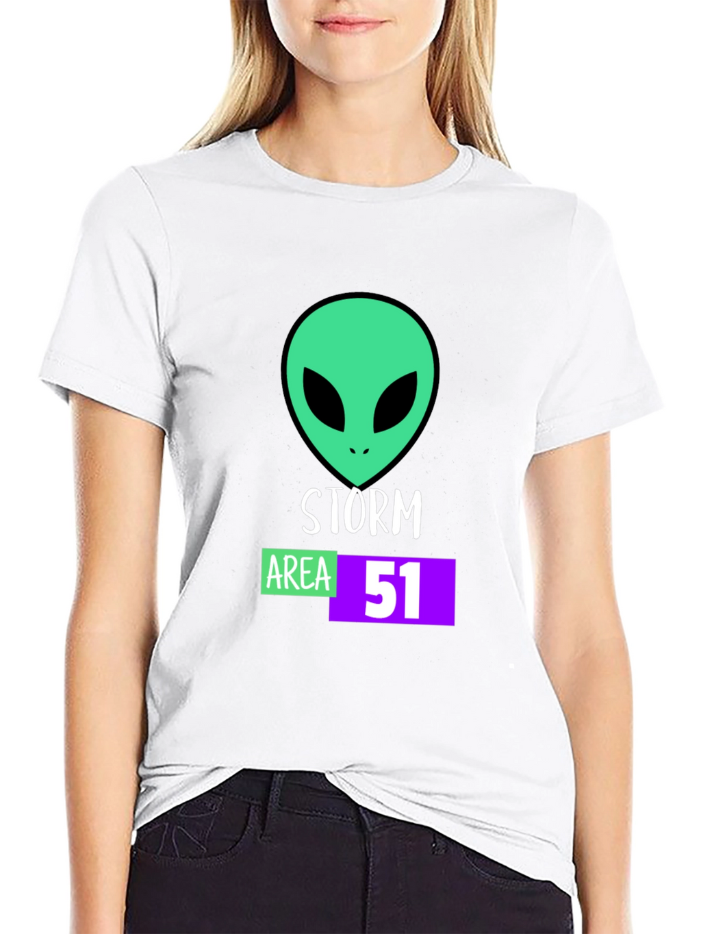 Storm Area 51 Alien Graphic T-Shirt