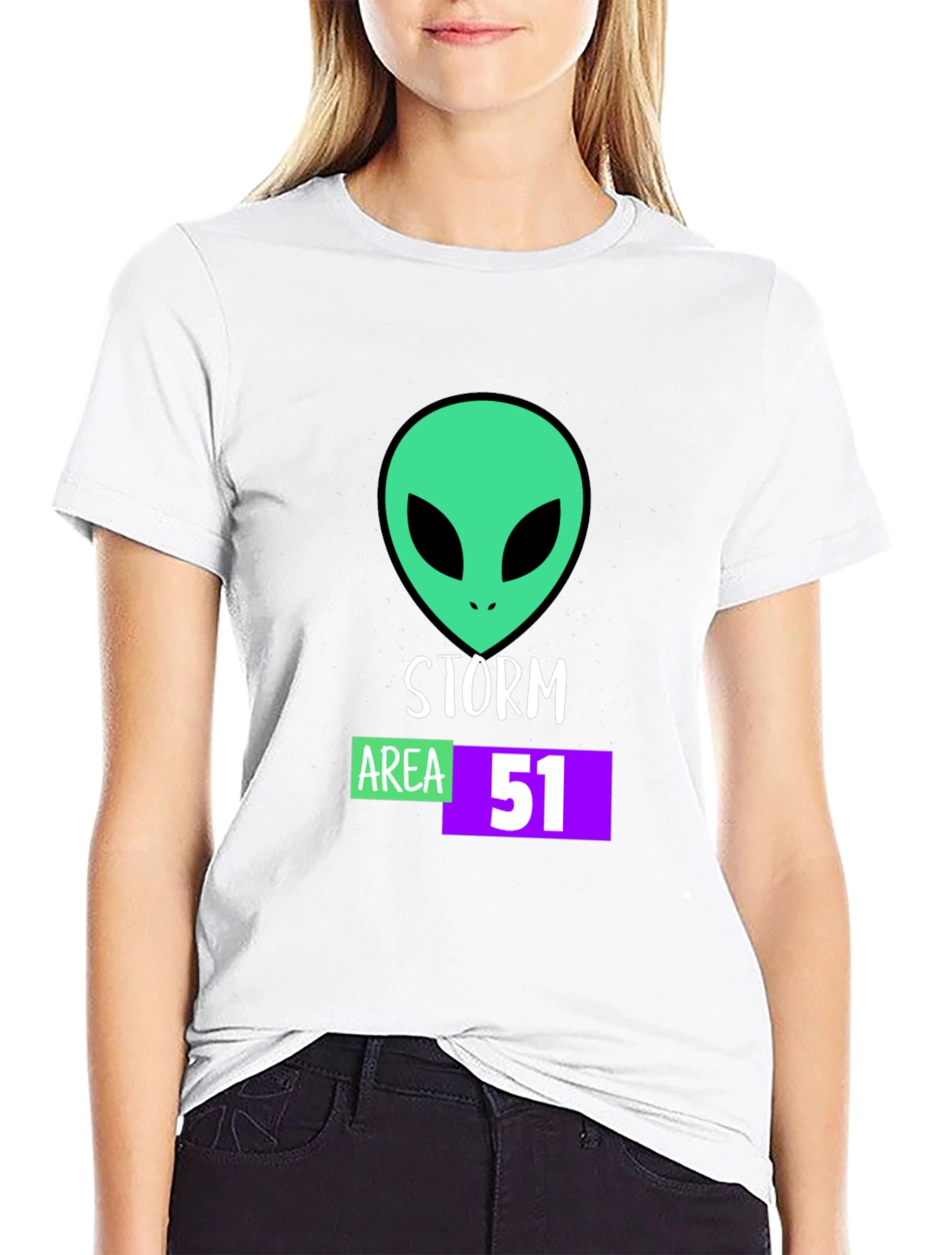 Storm Area 51 Alien Graphic T-Shirt