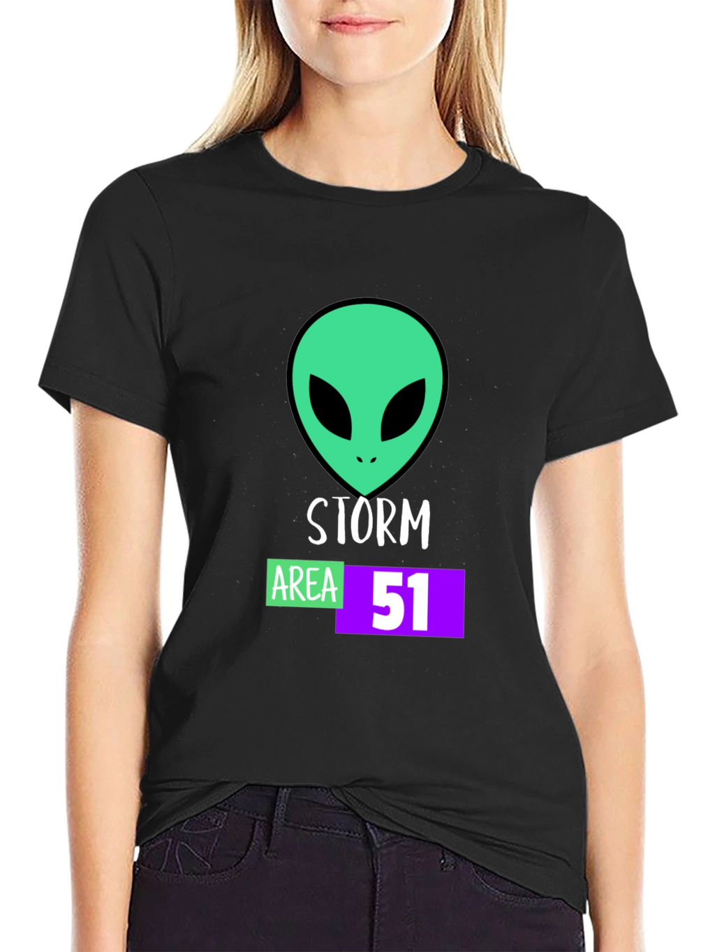 Storm Area 51 Alien Graphic T-Shirt