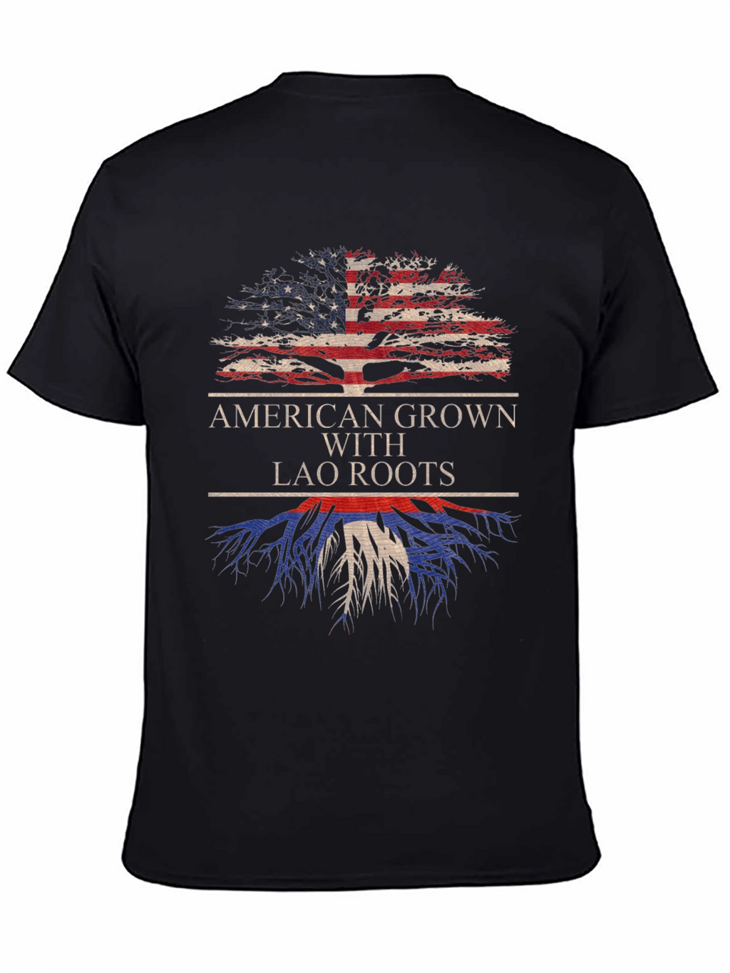 American Grown with Lao Roots T-Shirt