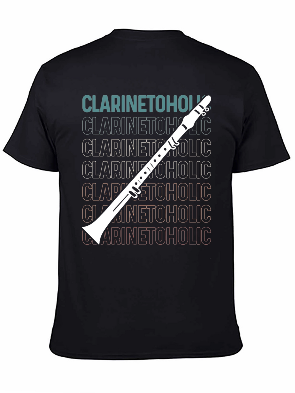 Clarineteholic T-Shirt - Music Lover Apparel