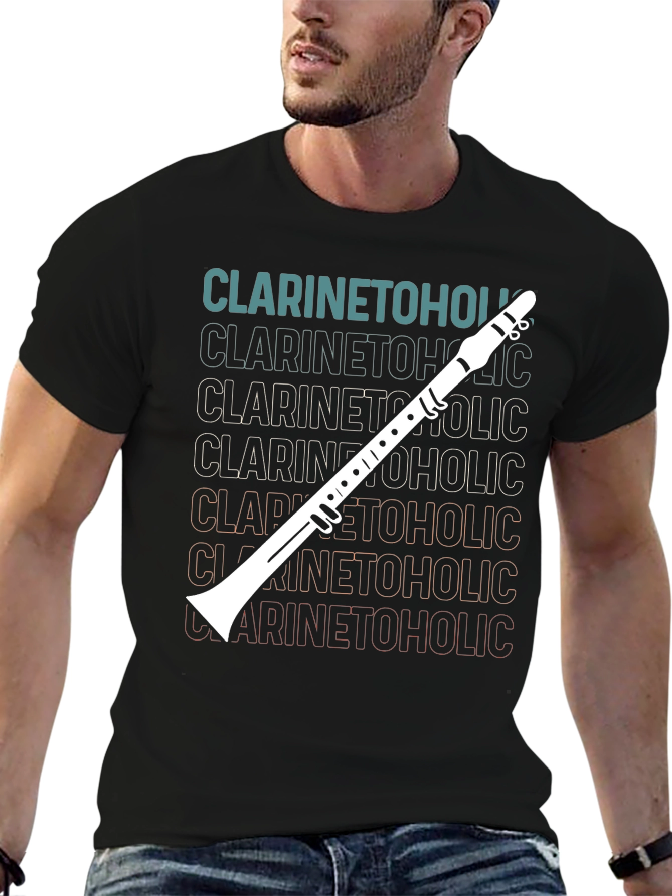Clarineteholic T-Shirt - Music Lover Apparel