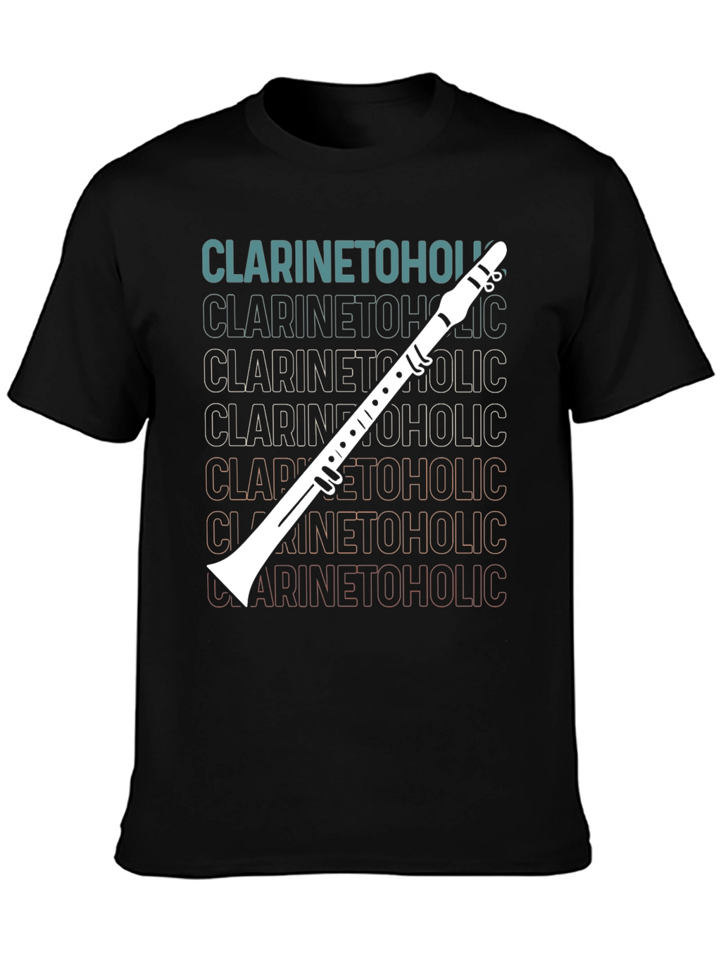Clarineteholic T-Shirt - Music Lover Apparel