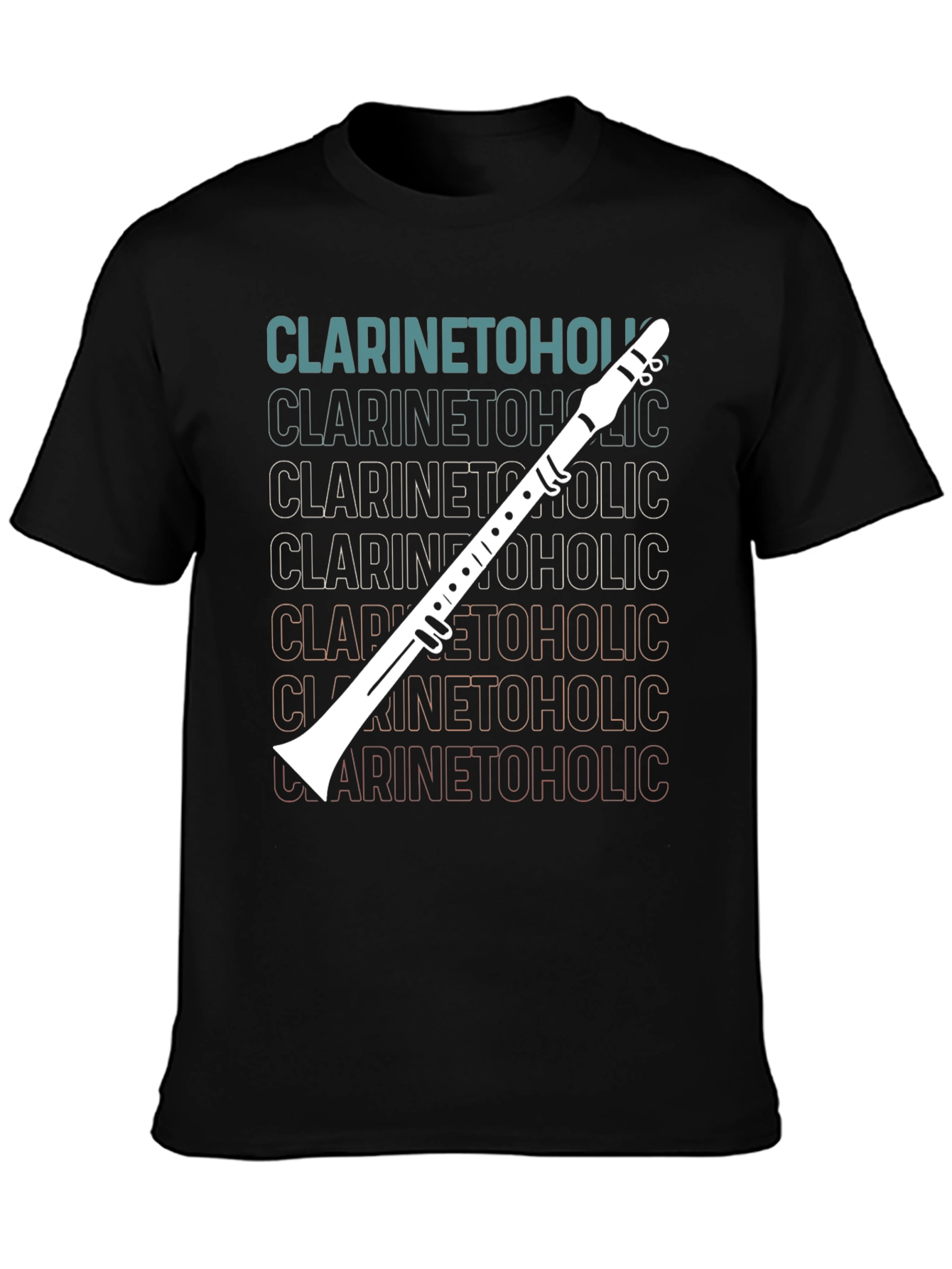 Clarineteholic T-Shirt - Music Lover Apparel