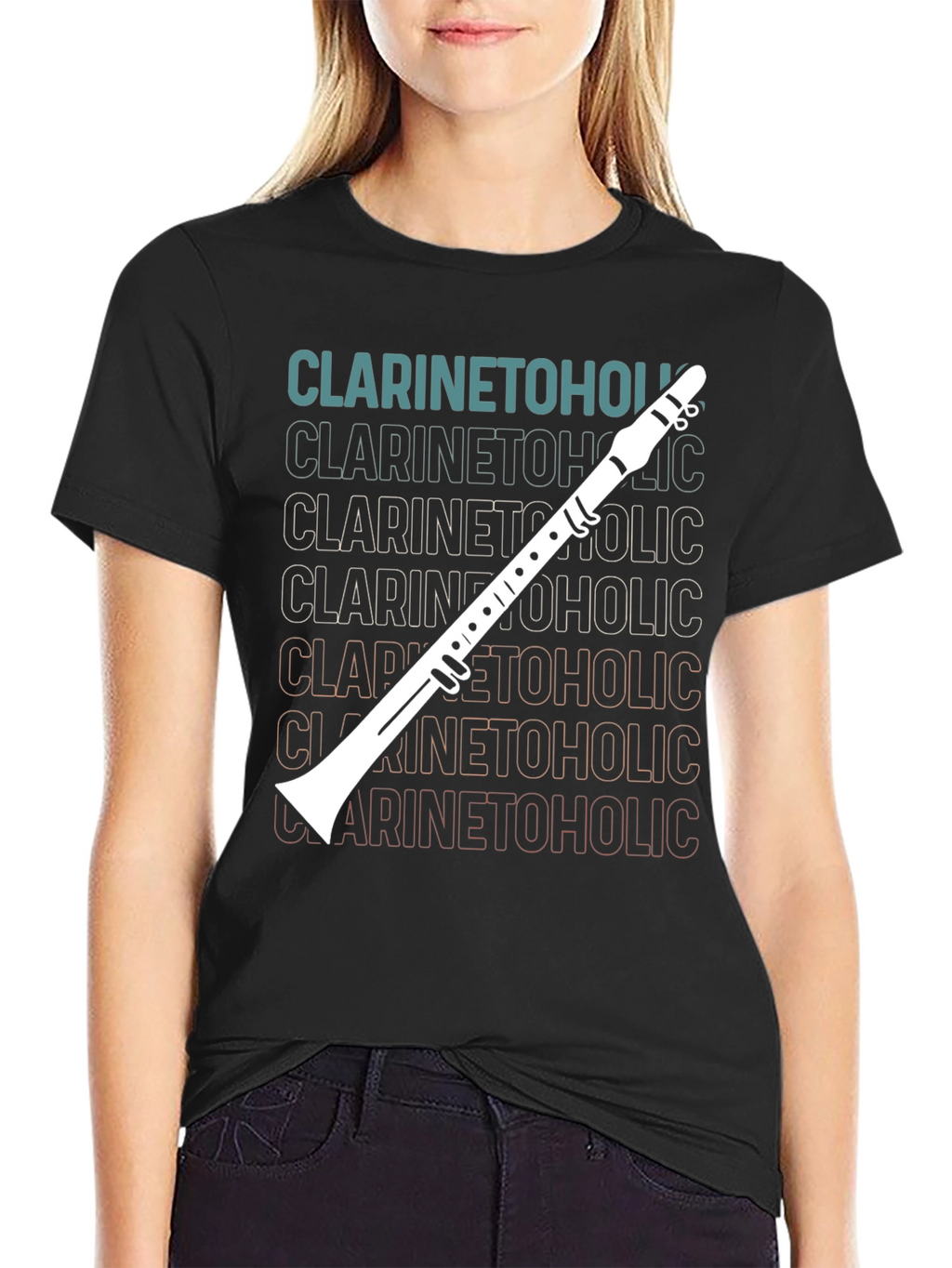 Clarineteholic T-Shirt - Music Lover Apparel