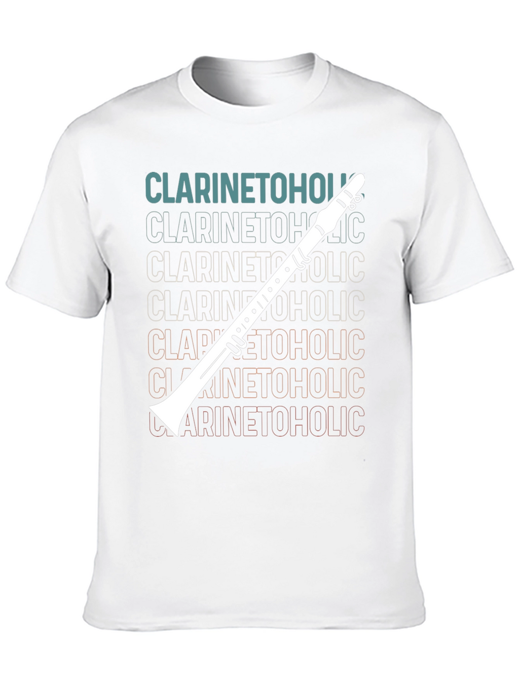 Clarineteholic T-Shirt - Music Lover Apparel