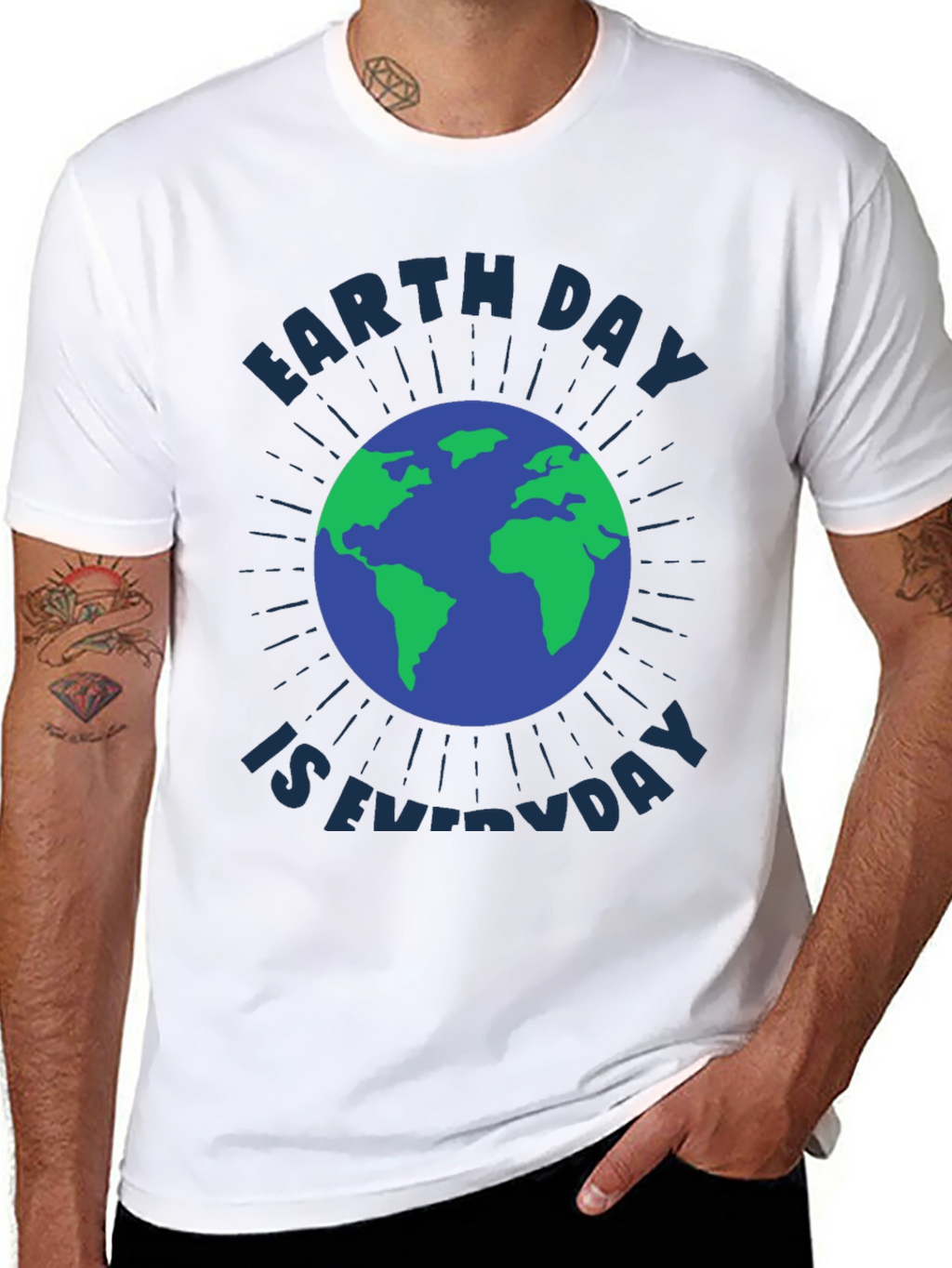 Earth Day is Everyday Graphic Tee - Eco-Friendly Fashion