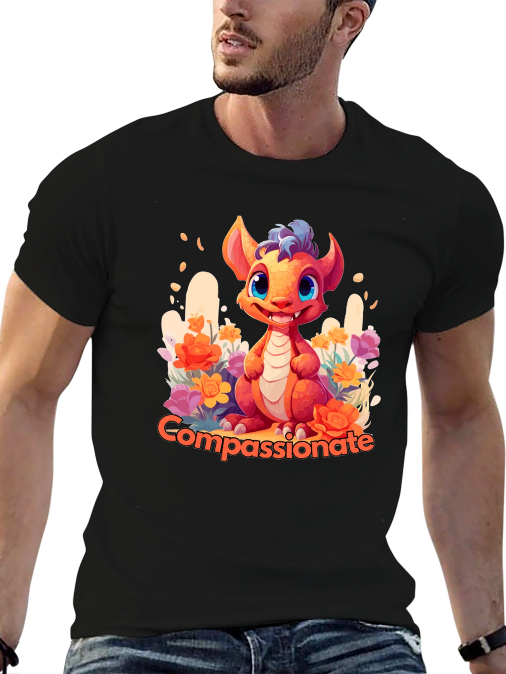 Compassionate Dragon Graphic Tee