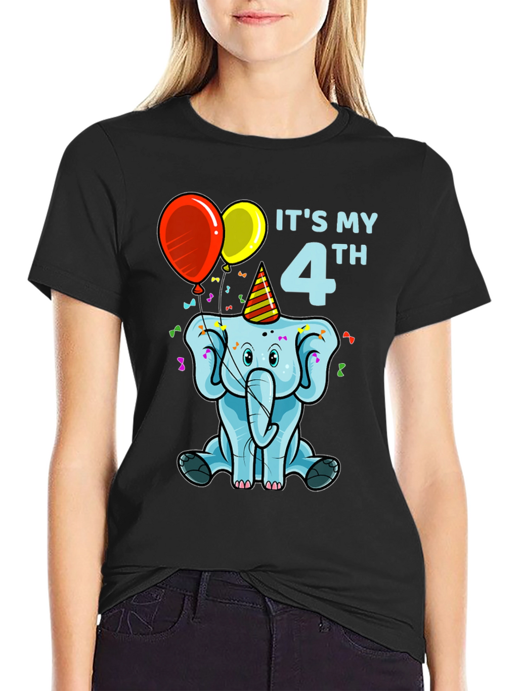 Its My 4th Birthday Elephant T-Shirt
