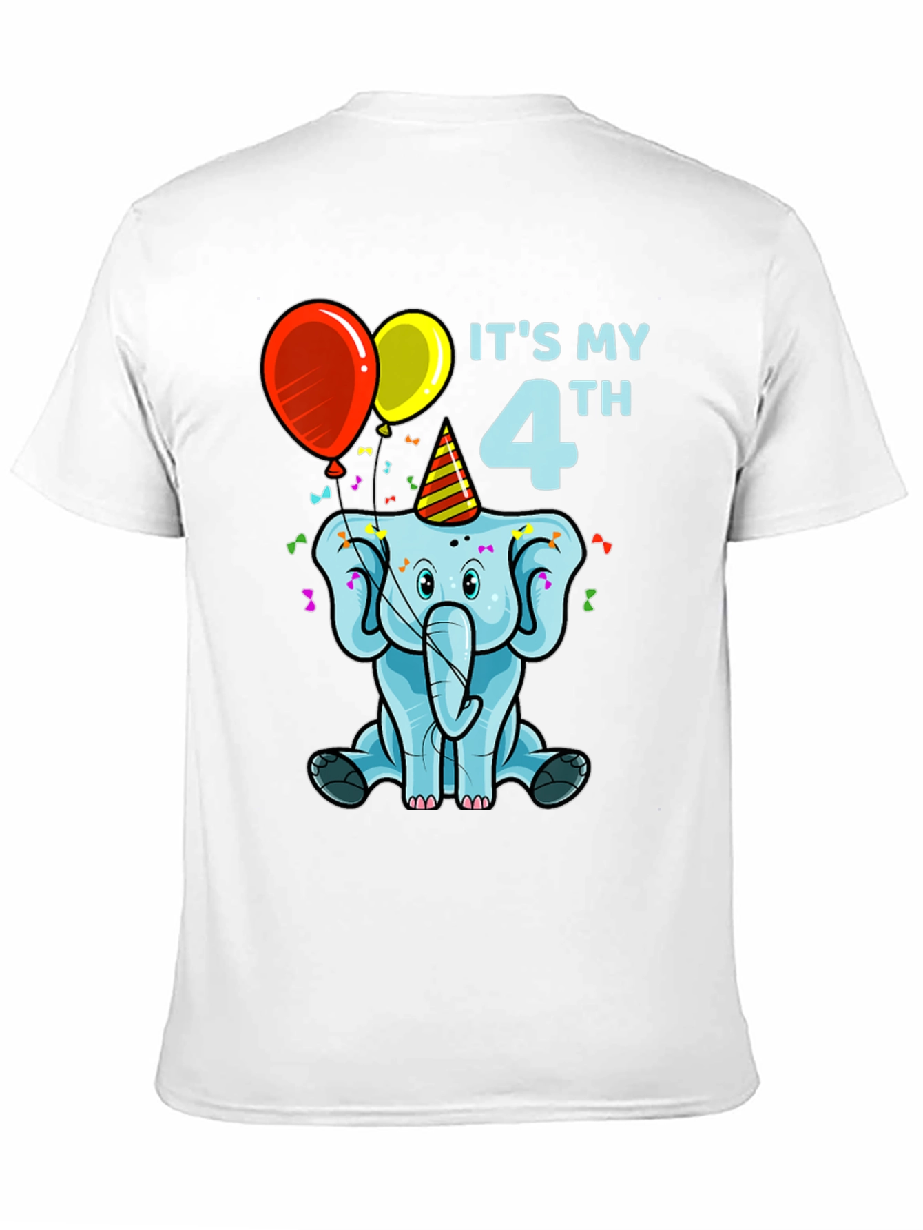 Its My 4th Birthday Elephant T-Shirt