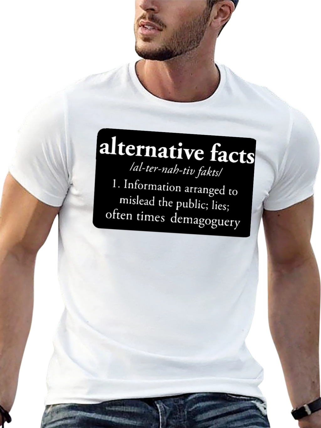 Alternative Facts Definition Graphic Tee - Funny Political Statement