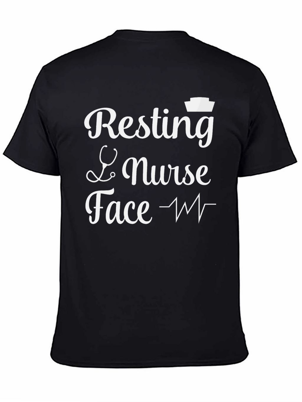 Resting Nurse Face T-Shirt - Funny Medical Apparel