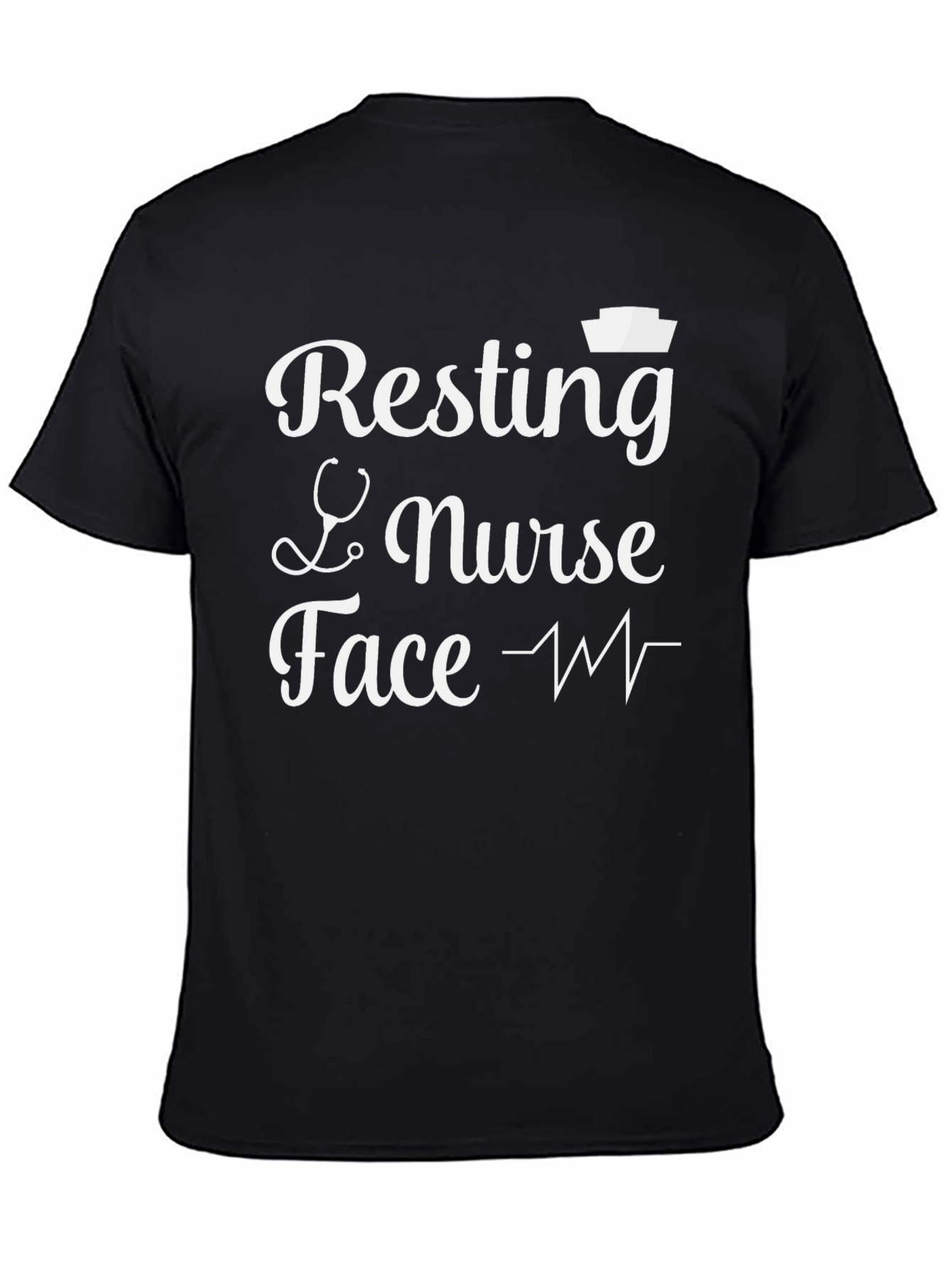 Resting Nurse Face T-Shirt - Funny Medical Apparel