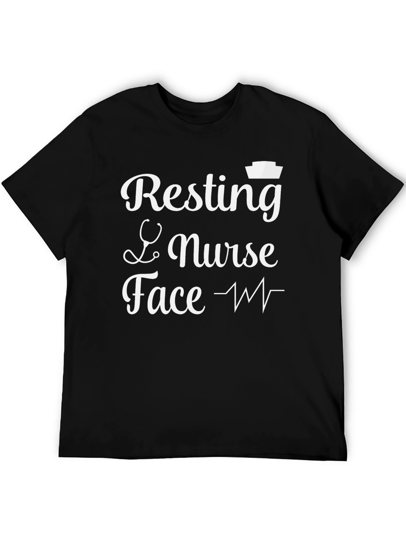 Resting Nurse Face T-Shirt - Funny Medical Apparel