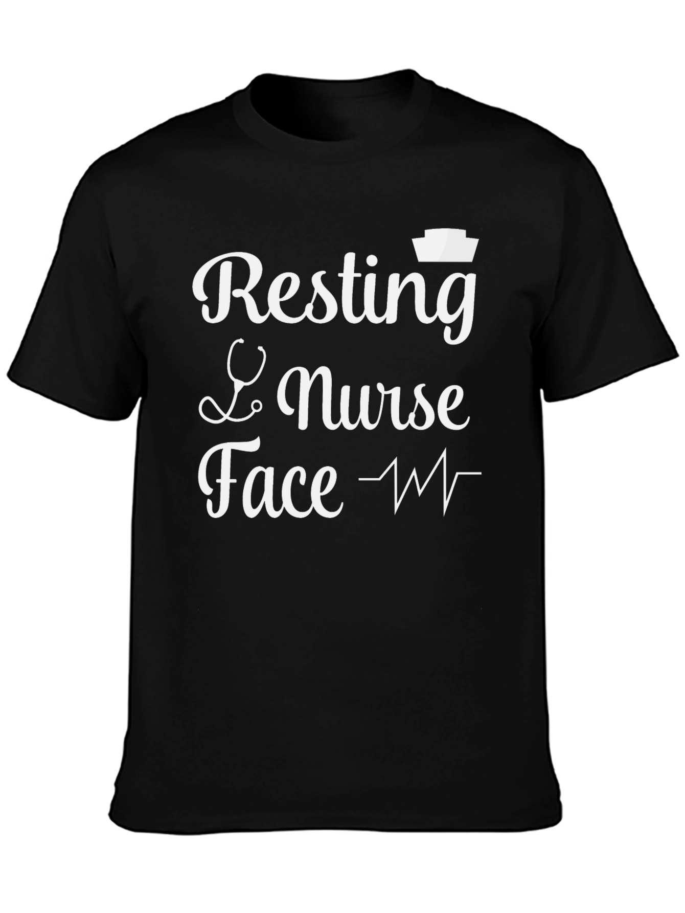 Resting Nurse Face T-Shirt - Funny Medical Apparel