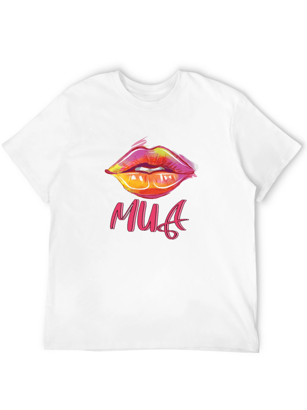 MUA Lips Graphic Tee - Stylish Black T-Shirt