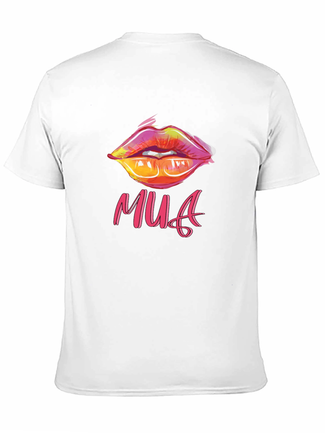 MUA Lips Graphic Tee - Stylish Black T-Shirt
