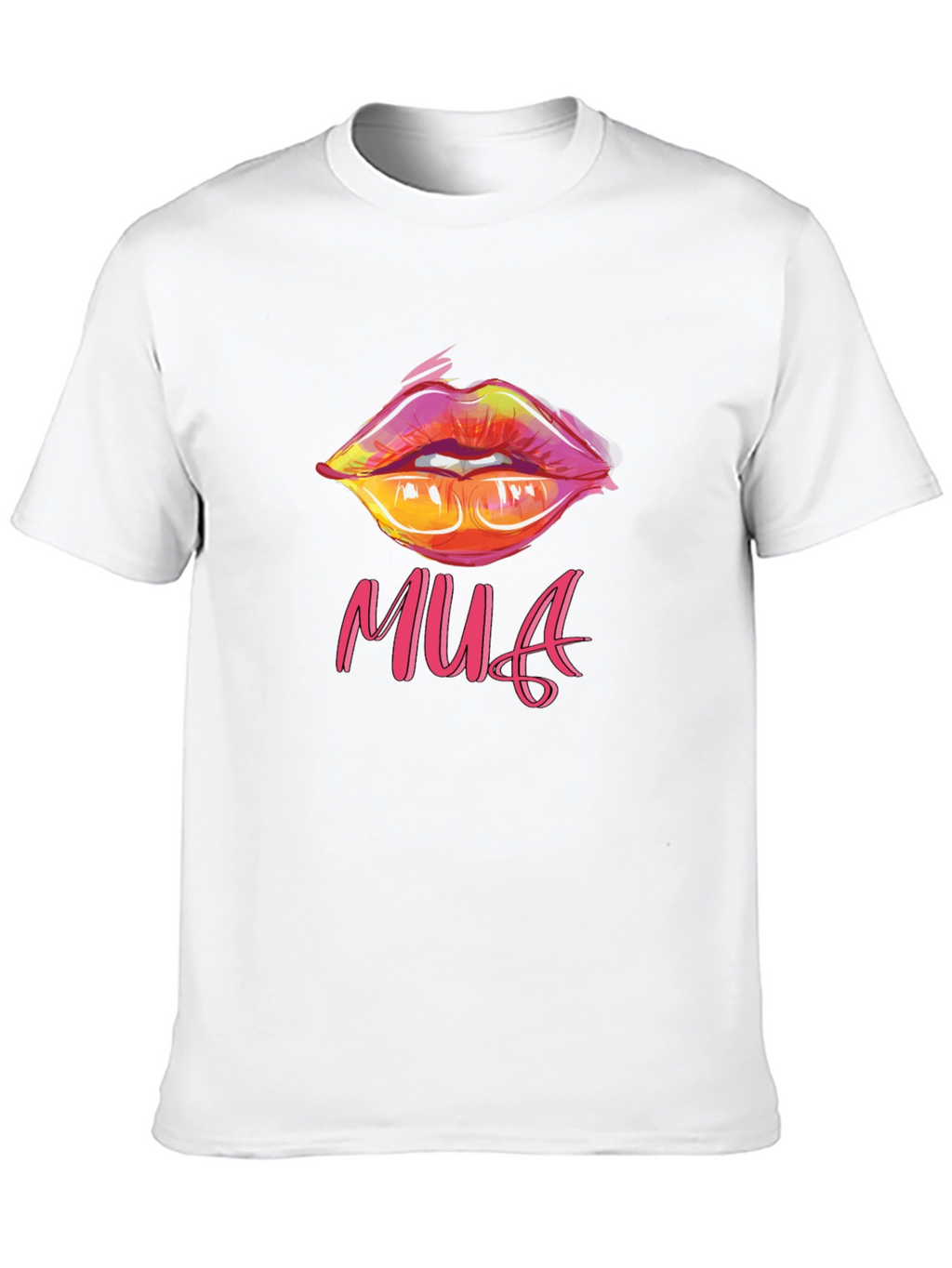 MUA Lips Graphic Tee - Stylish Black T-Shirt