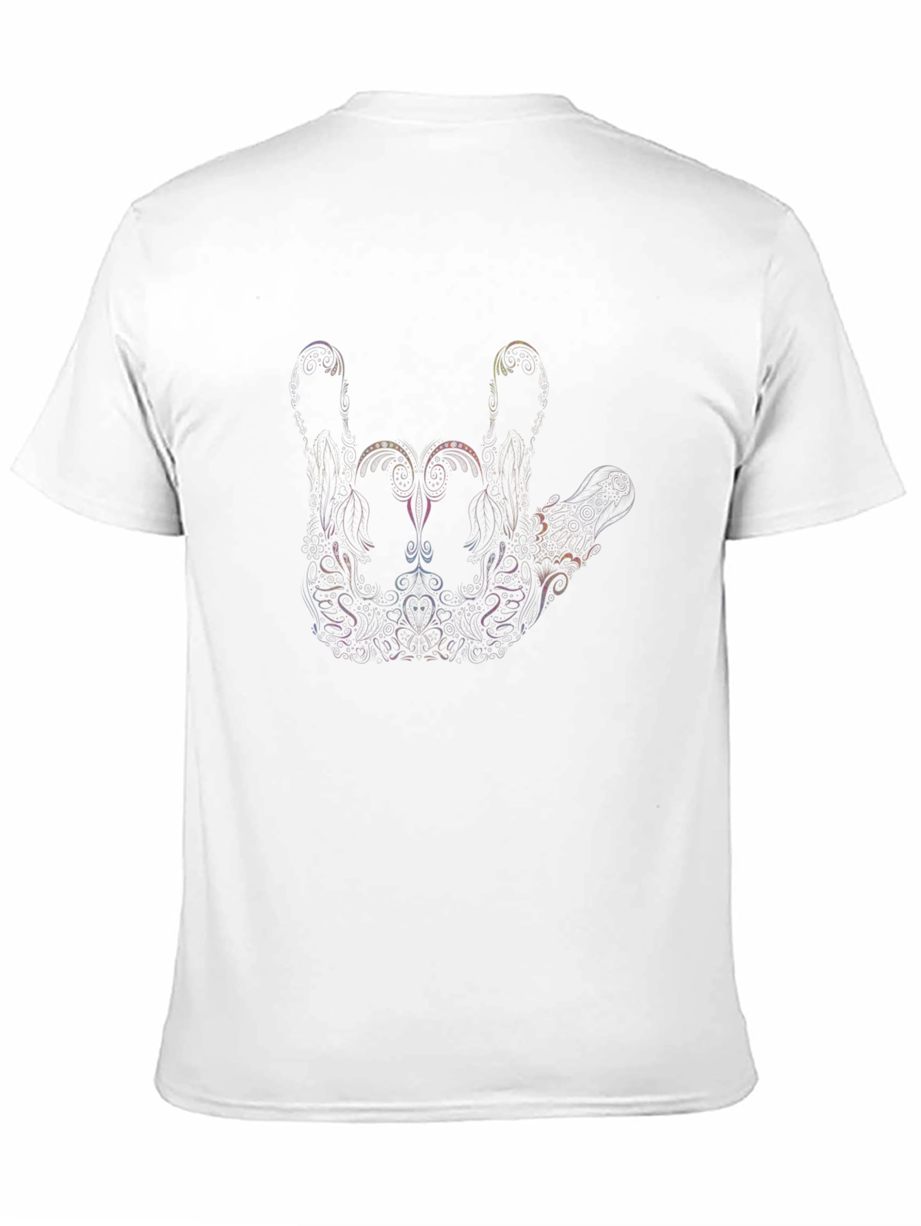 I Love You Sign Language Graphic Tee - Black