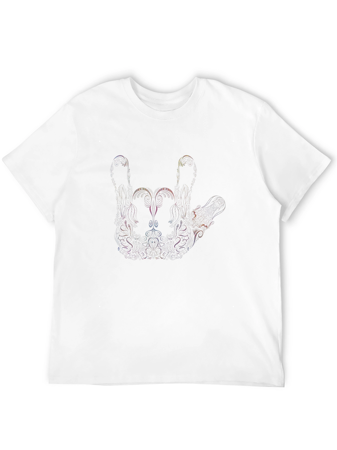 I Love You Sign Language Graphic Tee - Black