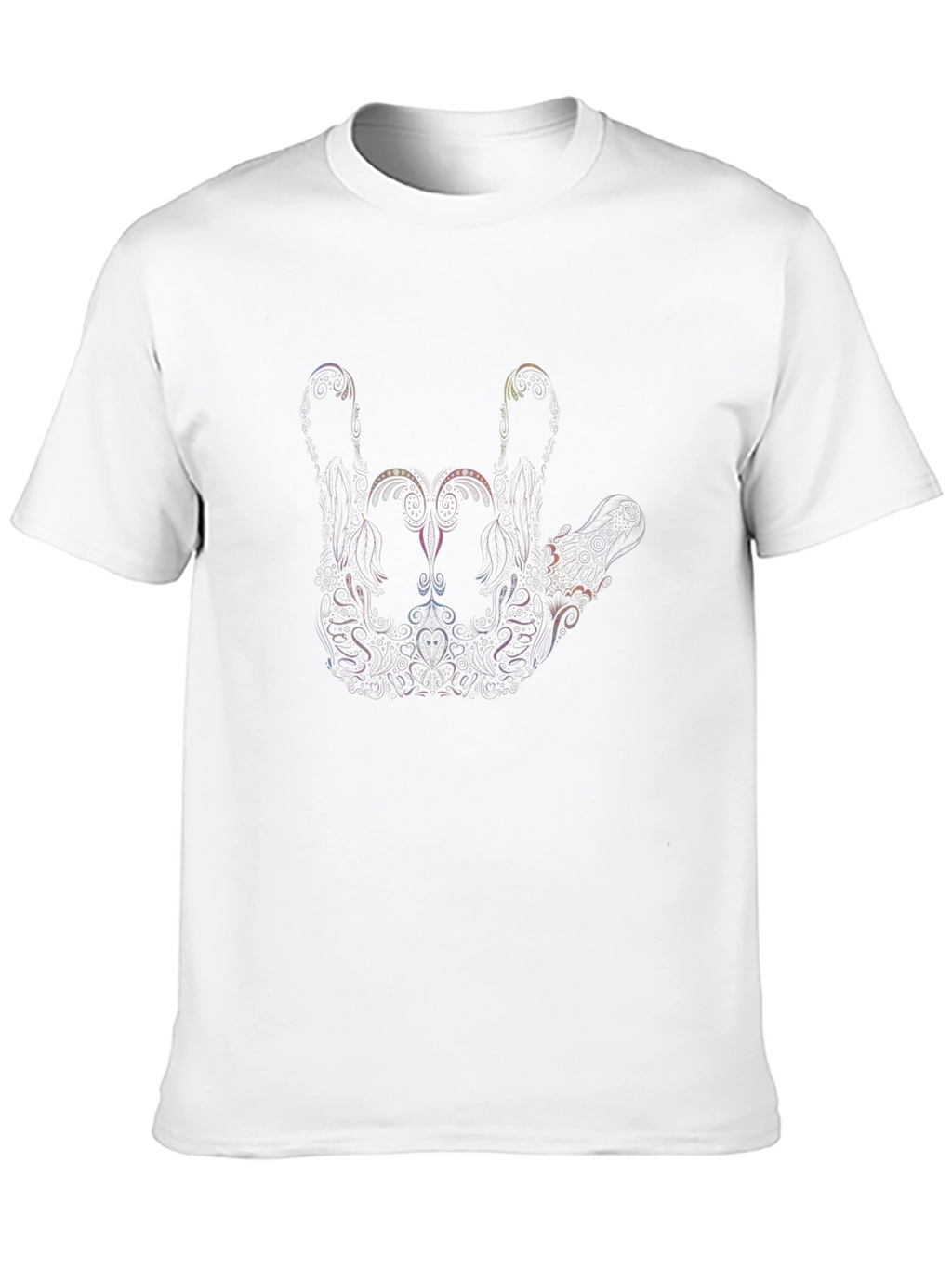 I Love You Sign Language Graphic Tee - Black