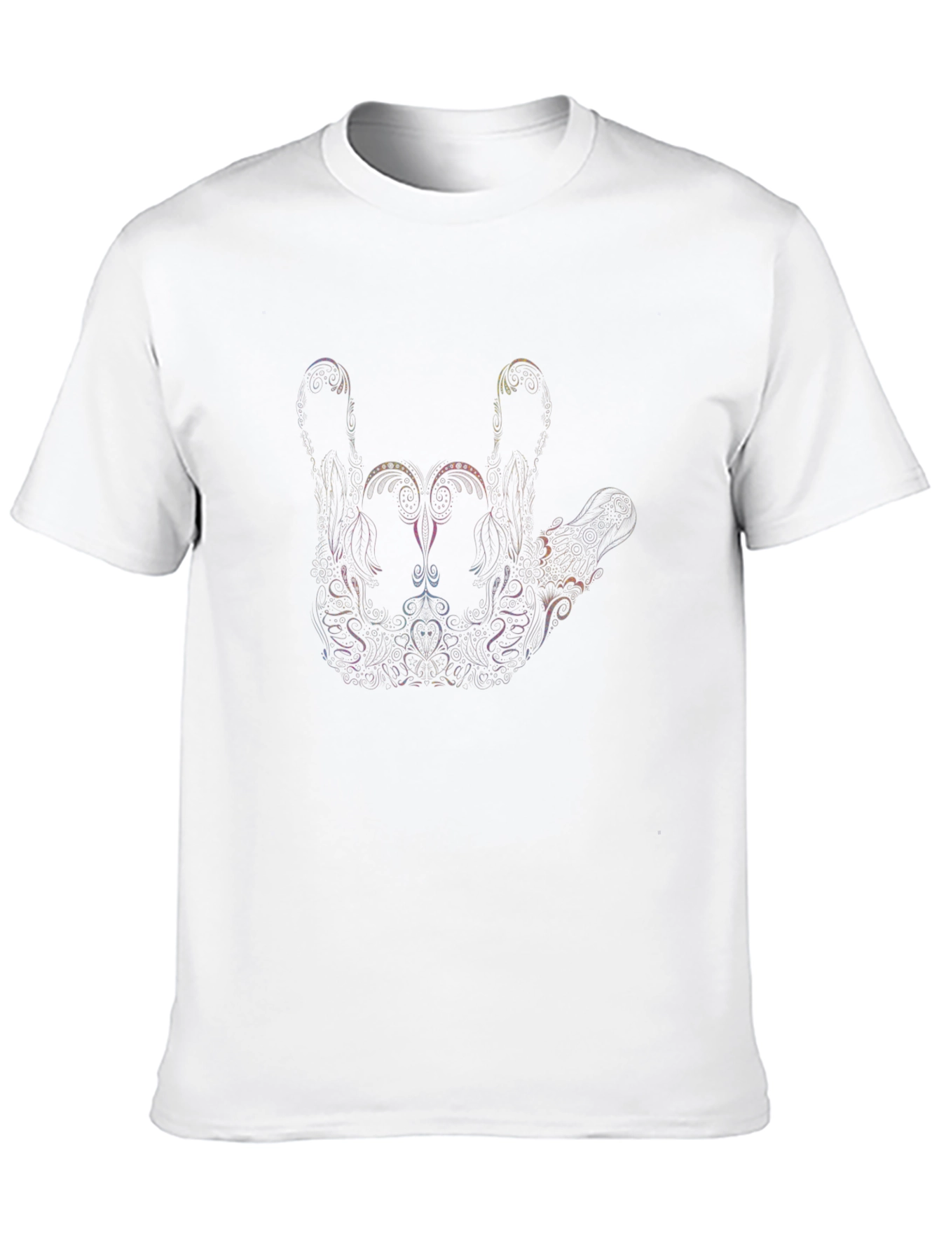 I Love You Sign Language Graphic Tee - Black