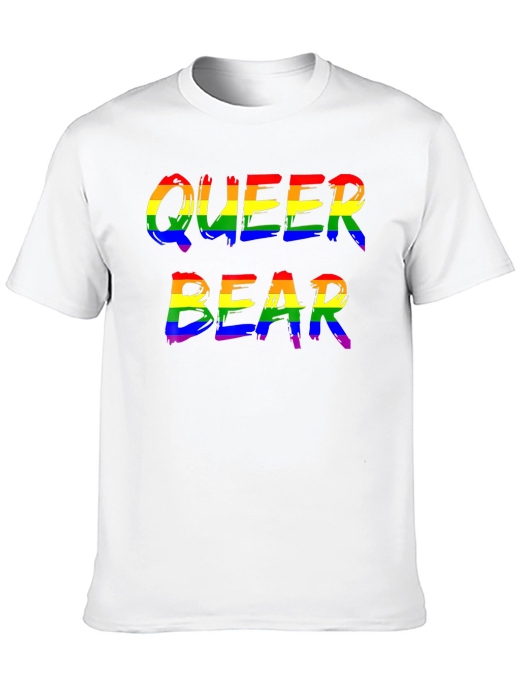 Queer Bear Pride T-Shirt LGBTQ Rainbow Graphic Tee