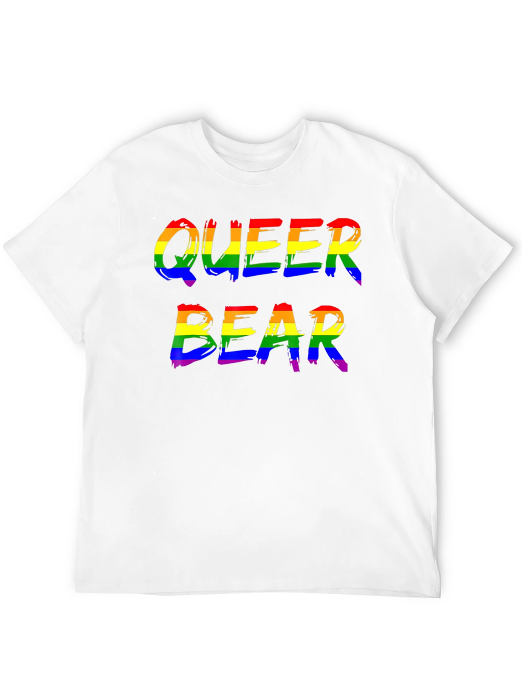 Queer Bear Pride T-Shirt LGBTQ Rainbow Graphic Tee