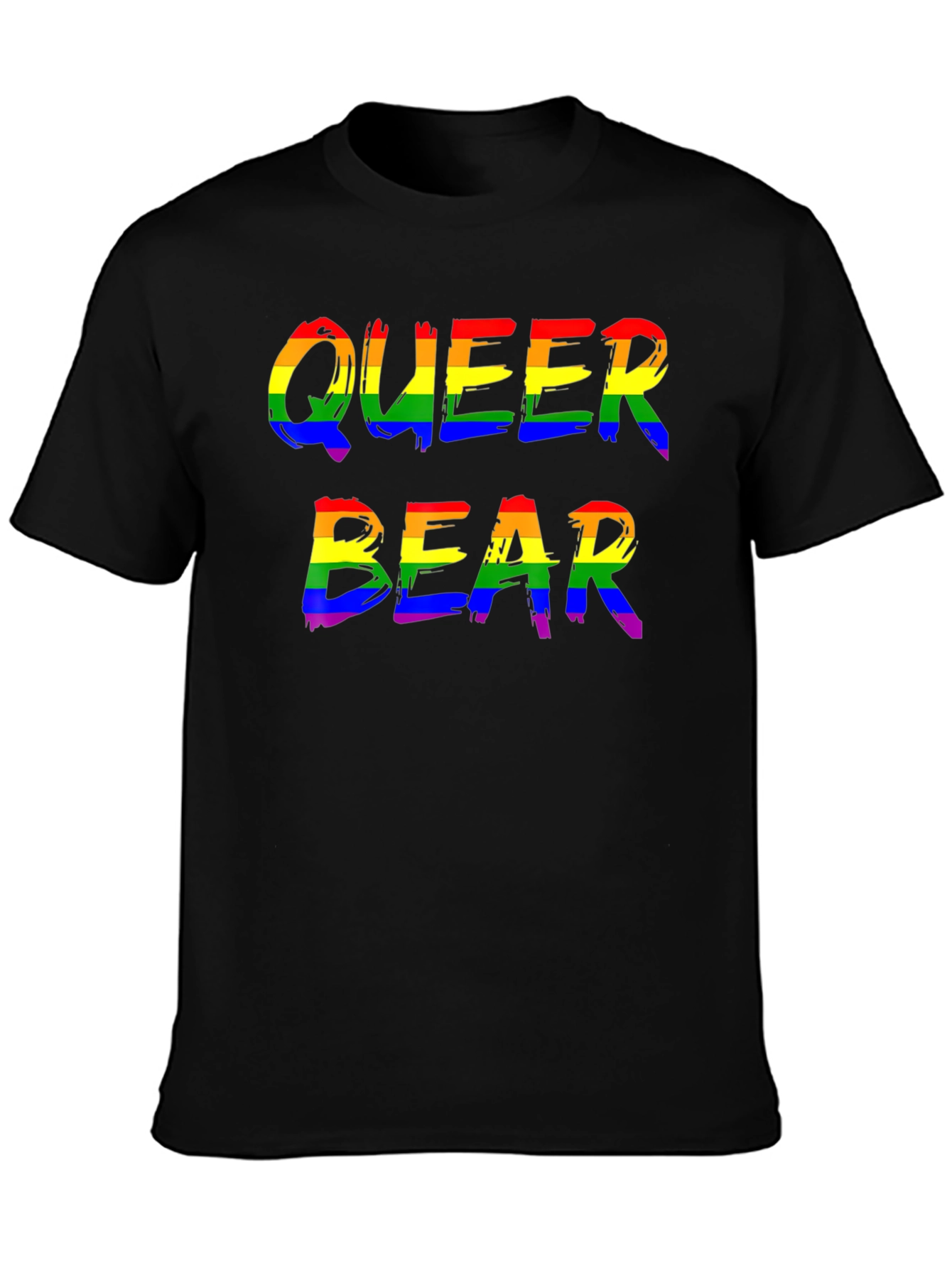 Queer Bear Pride T-Shirt LGBTQ Rainbow Graphic Tee