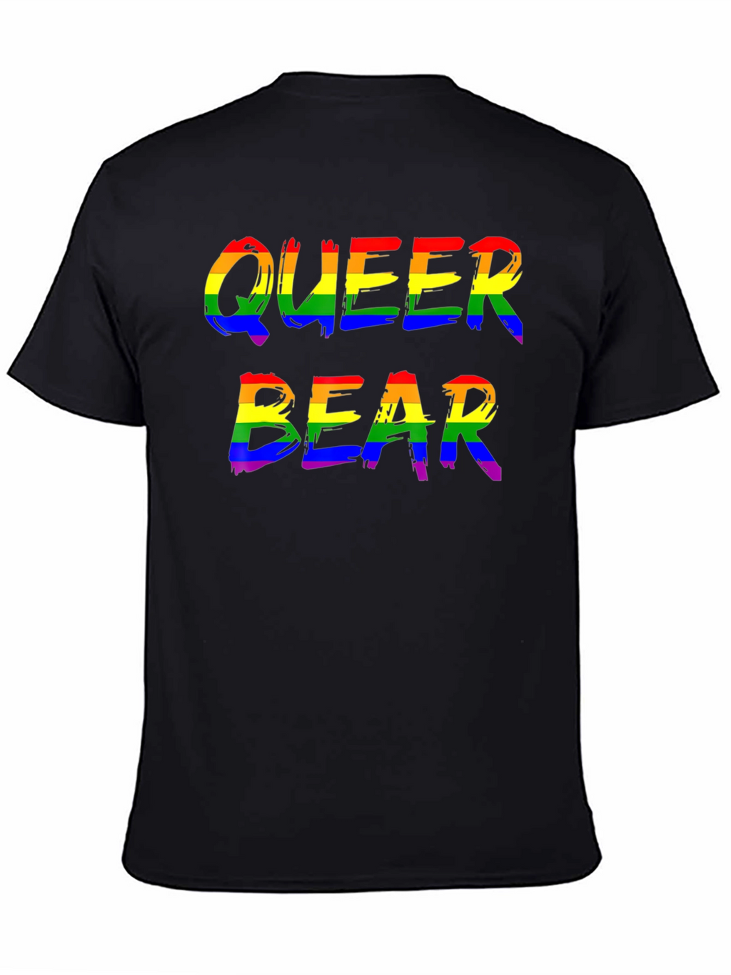 Queer Bear Pride T-Shirt LGBTQ Rainbow Graphic Tee