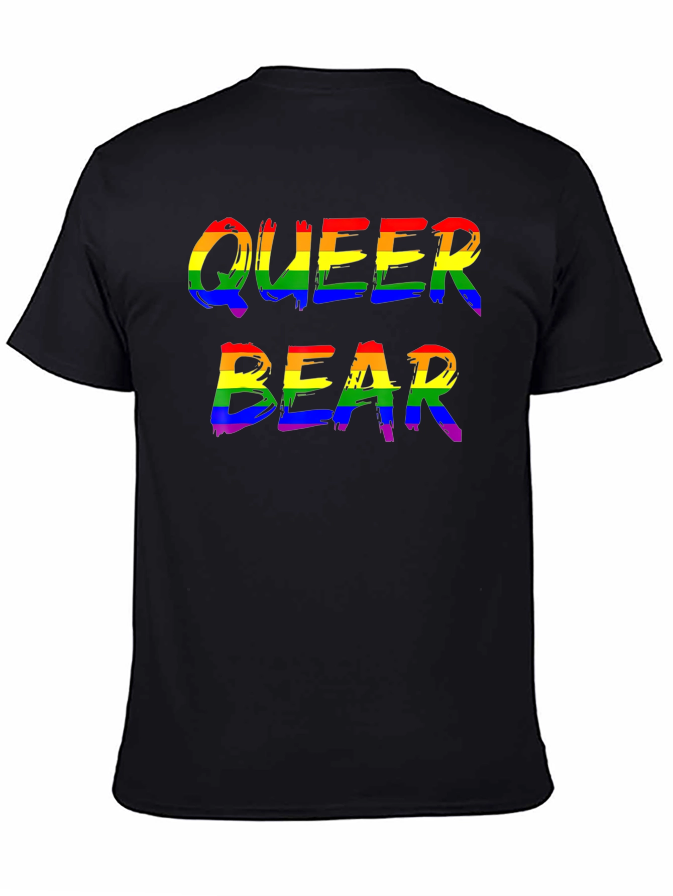 Queer Bear Pride T-Shirt LGBTQ Rainbow Graphic Tee