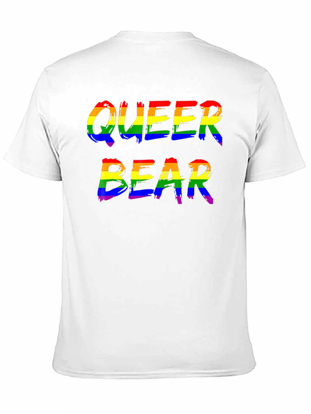 Queer Bear Pride T-Shirt LGBTQ Rainbow Graphic Tee