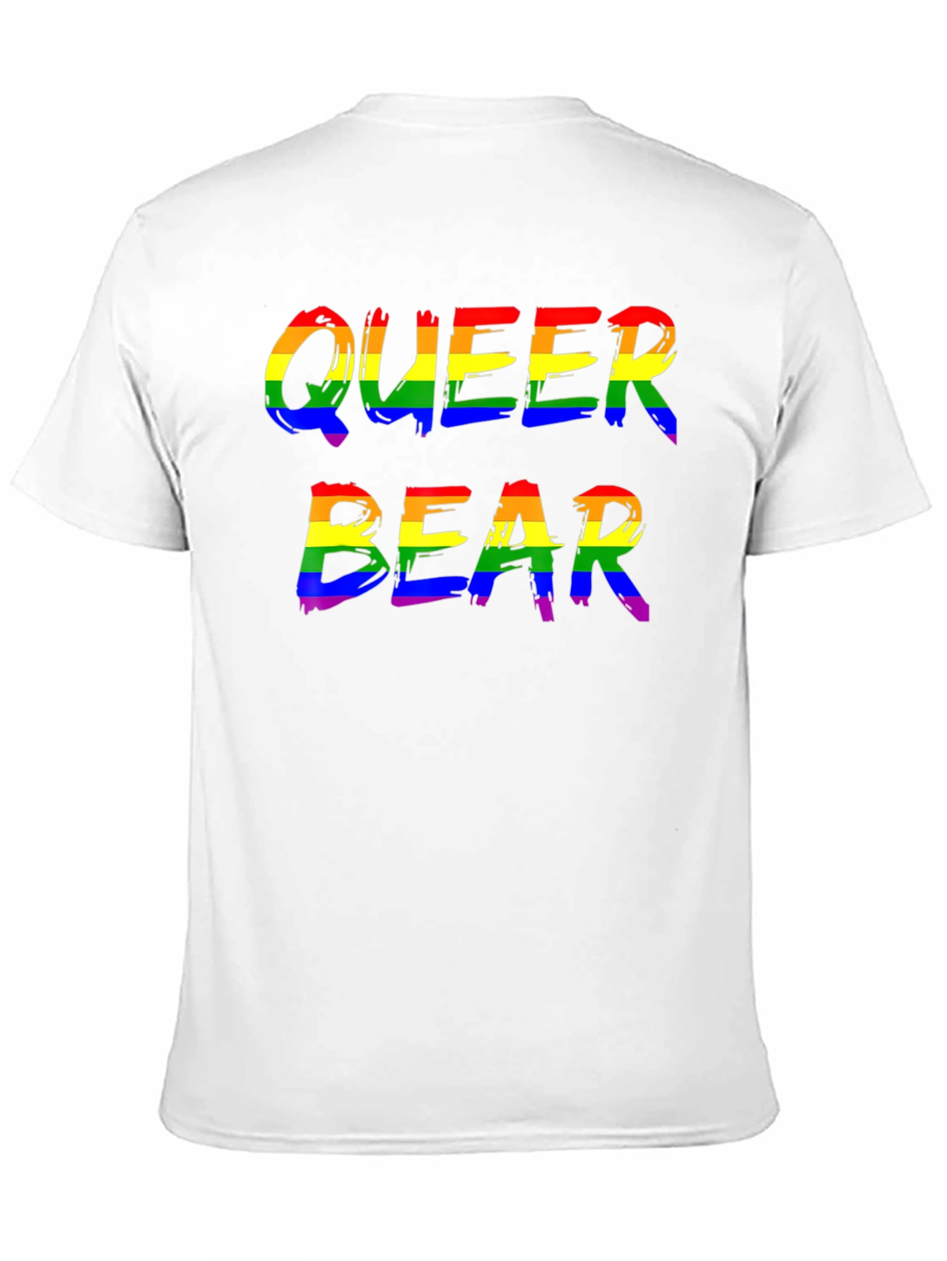 Queer Bear Pride T-Shirt LGBTQ Rainbow Graphic Tee