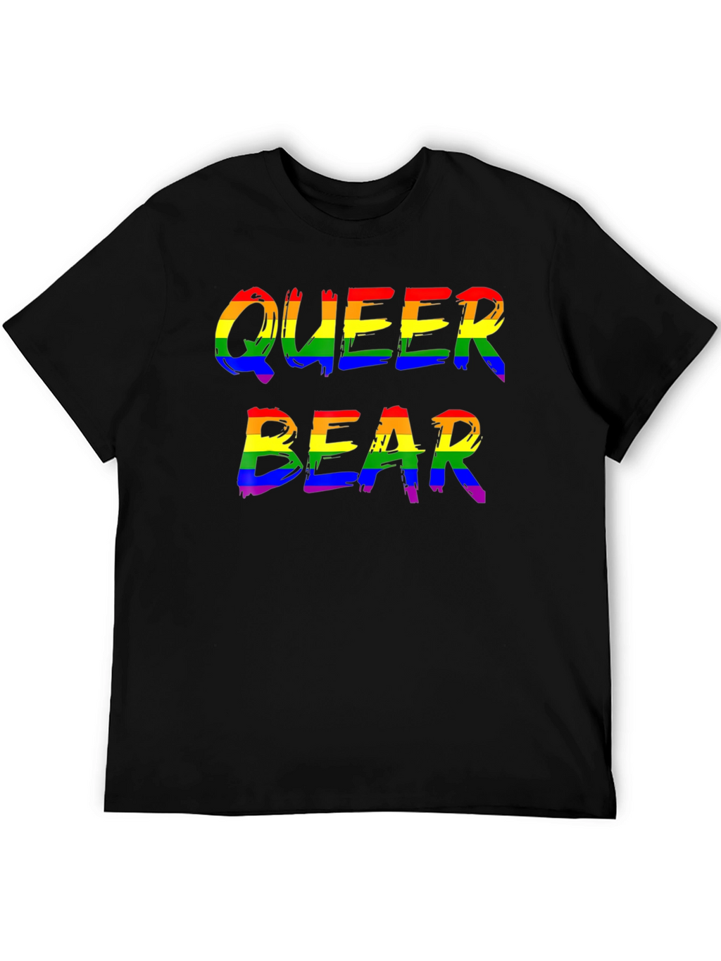 Queer Bear Pride T-Shirt LGBTQ Rainbow Graphic Tee