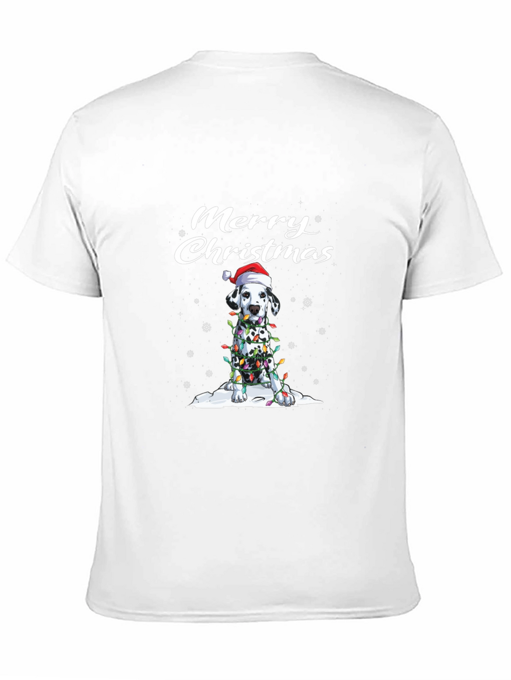 Merry Christmas Dalmatian Dog T-Shirt