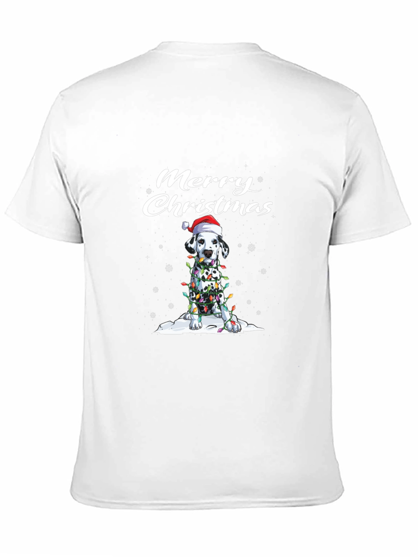 Merry Christmas Dalmatian Dog T-Shirt