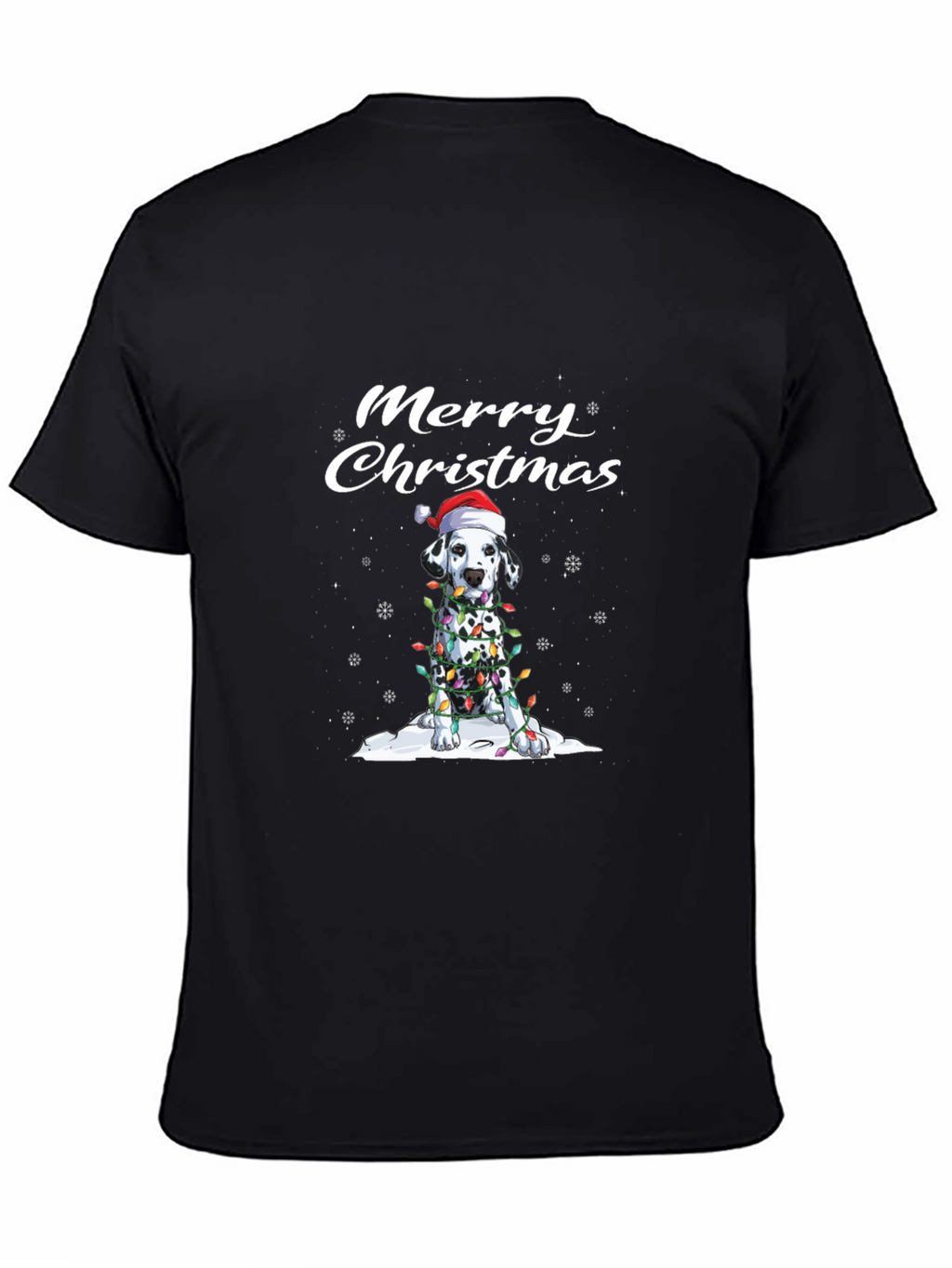 Merry Christmas Dalmatian Dog T-Shirt