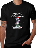 Merry Christmas Dalmatian Dog T-Shirt