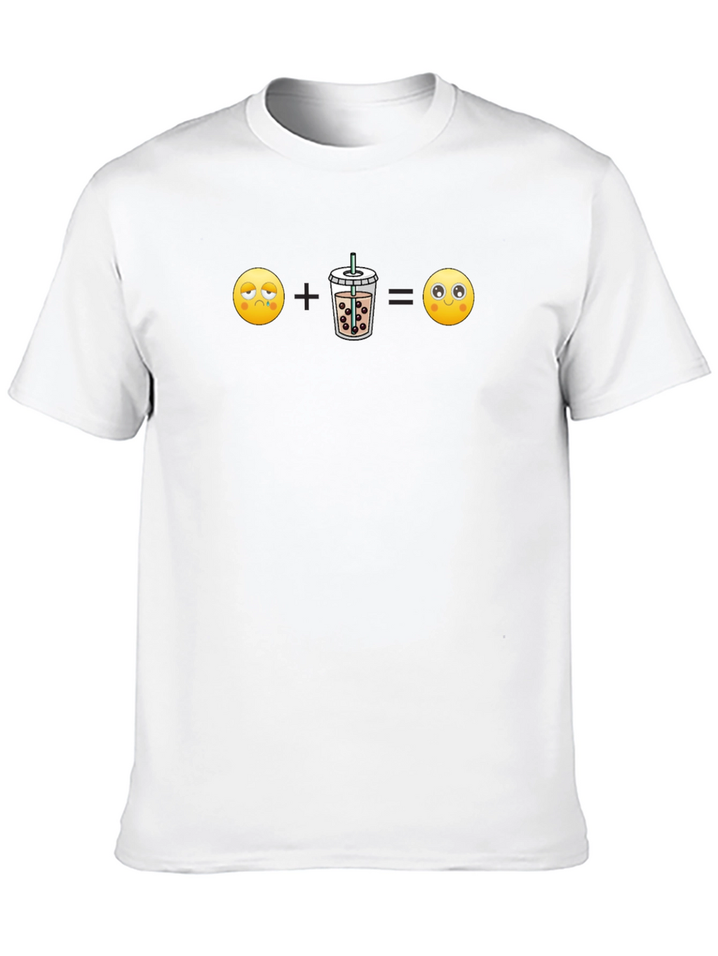 Boba Tea Equation Graphic Tee - Black