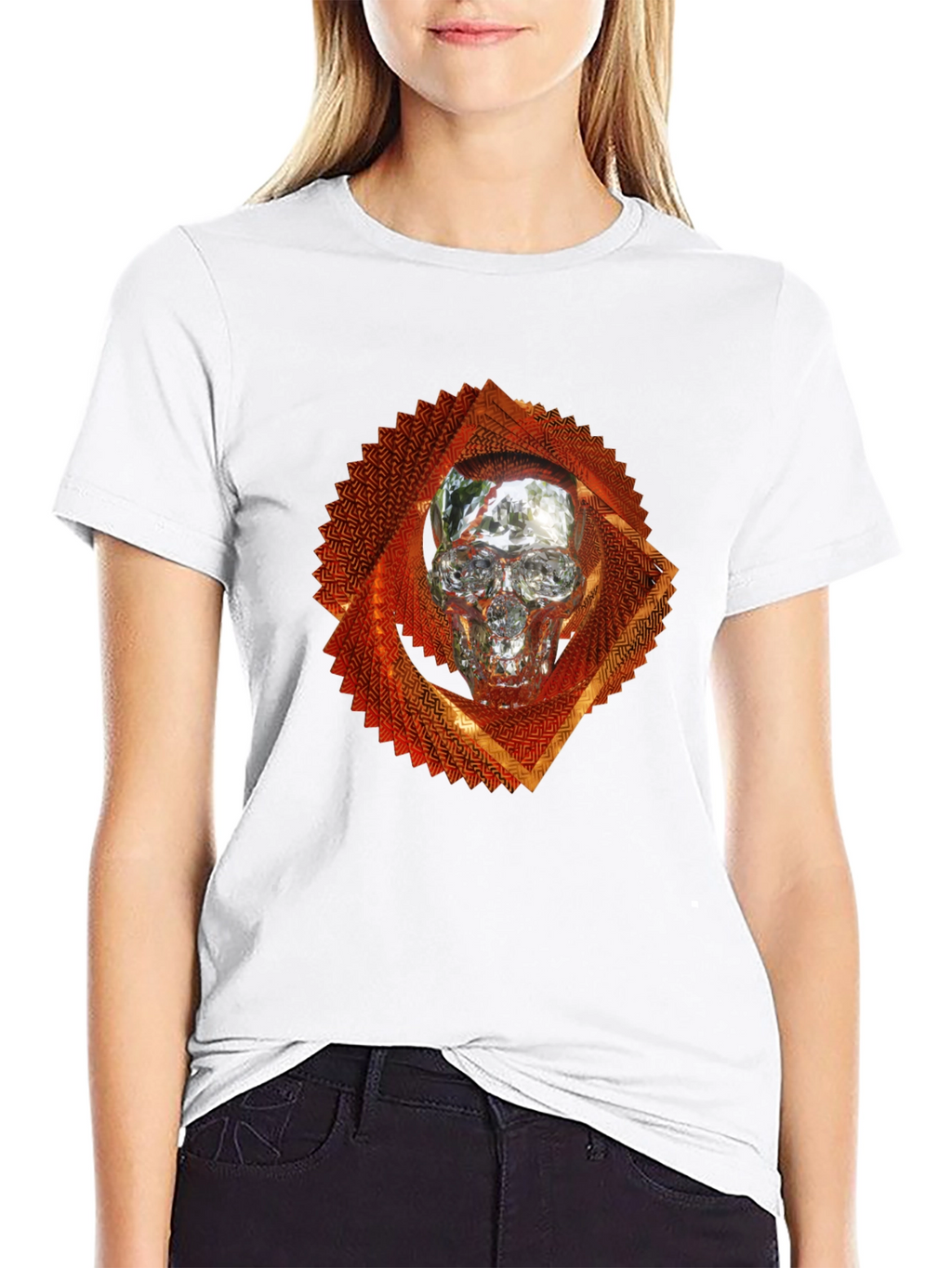 Skull Graphic Tee - Edgy Streetwear Style