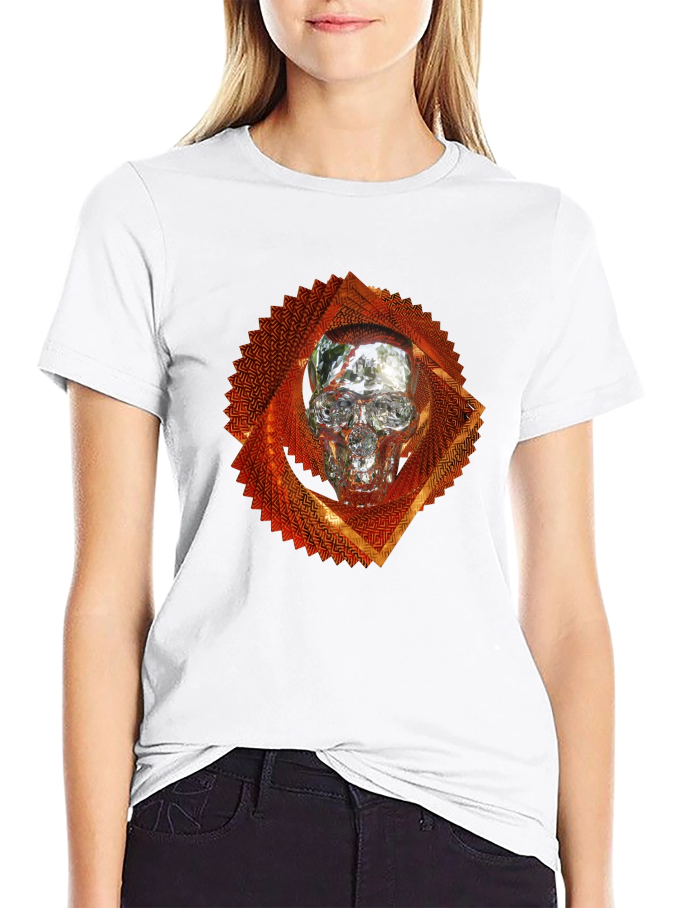 Skull Graphic Tee - Edgy Streetwear Style