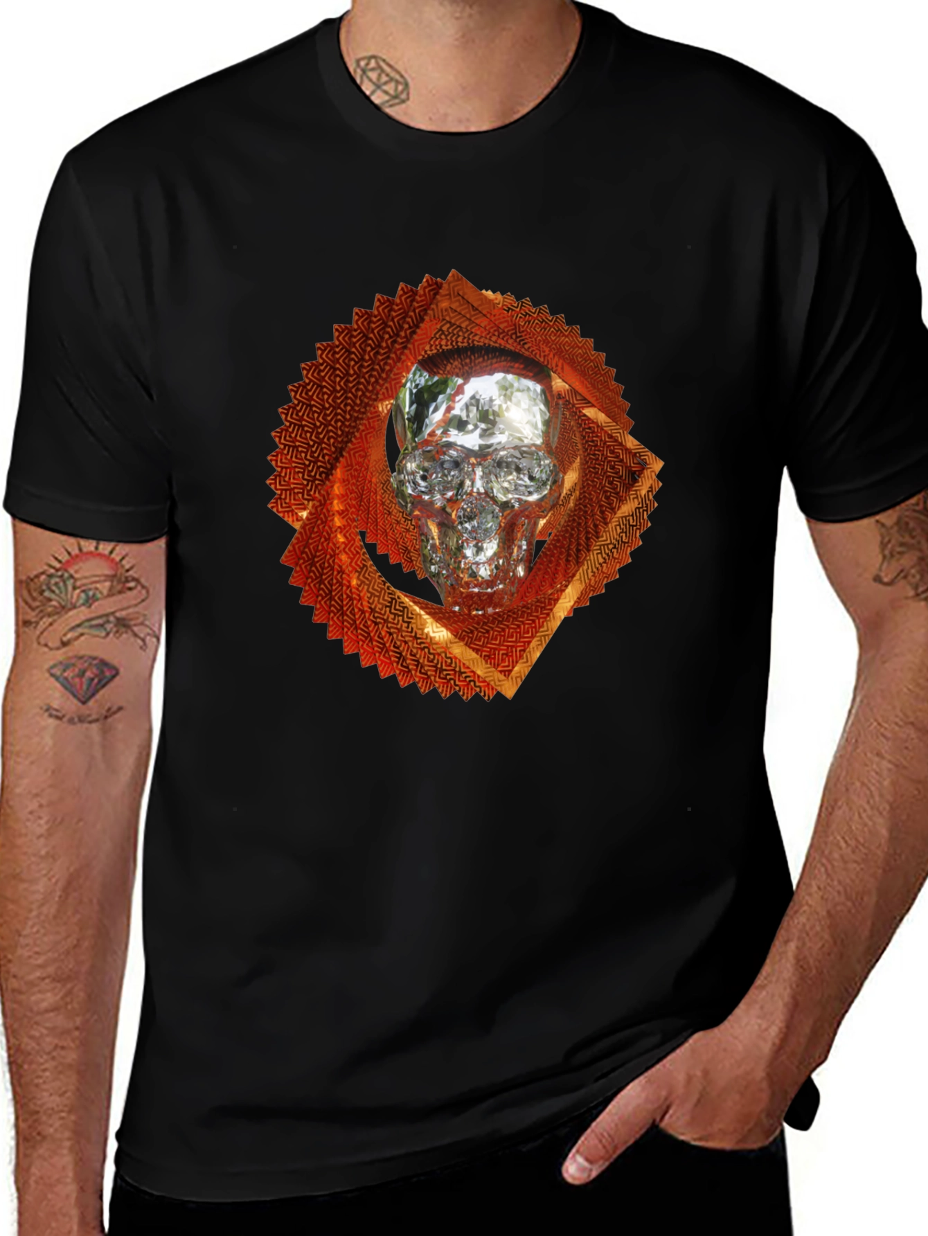 Skull Graphic Tee - Edgy Streetwear Style