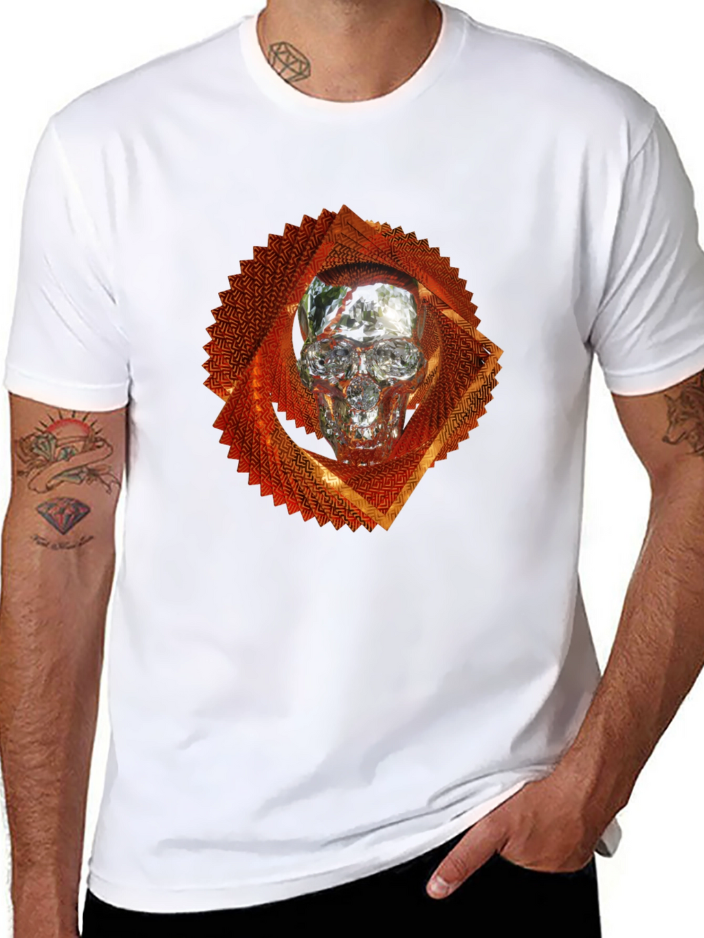 Skull Graphic Tee - Edgy Streetwear Style