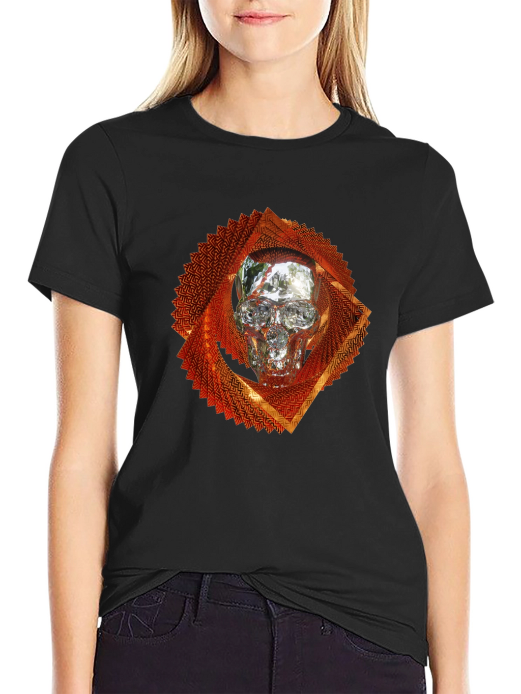 Skull Graphic Tee - Edgy Streetwear Style