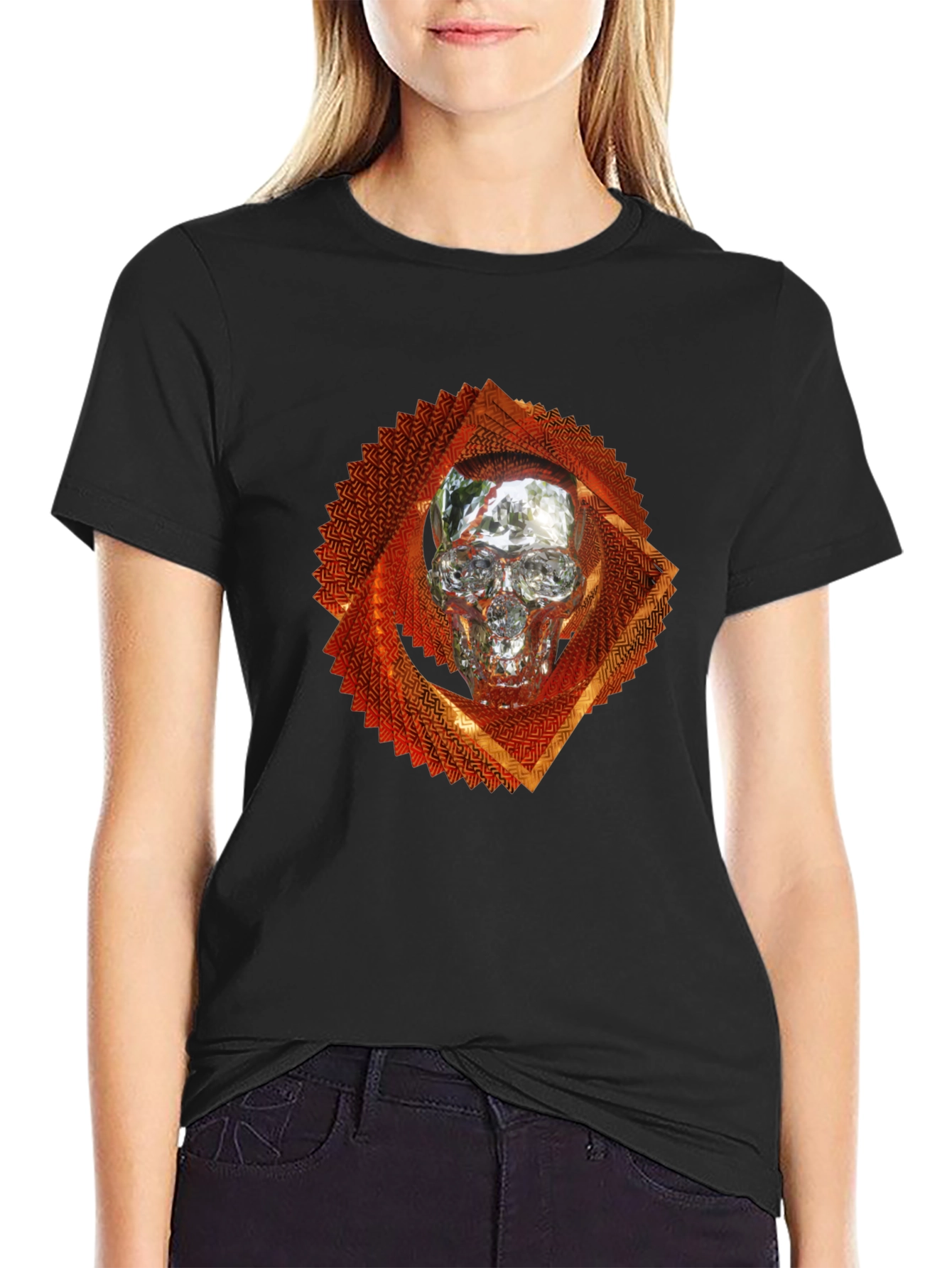 Skull Graphic Tee - Edgy Streetwear Style