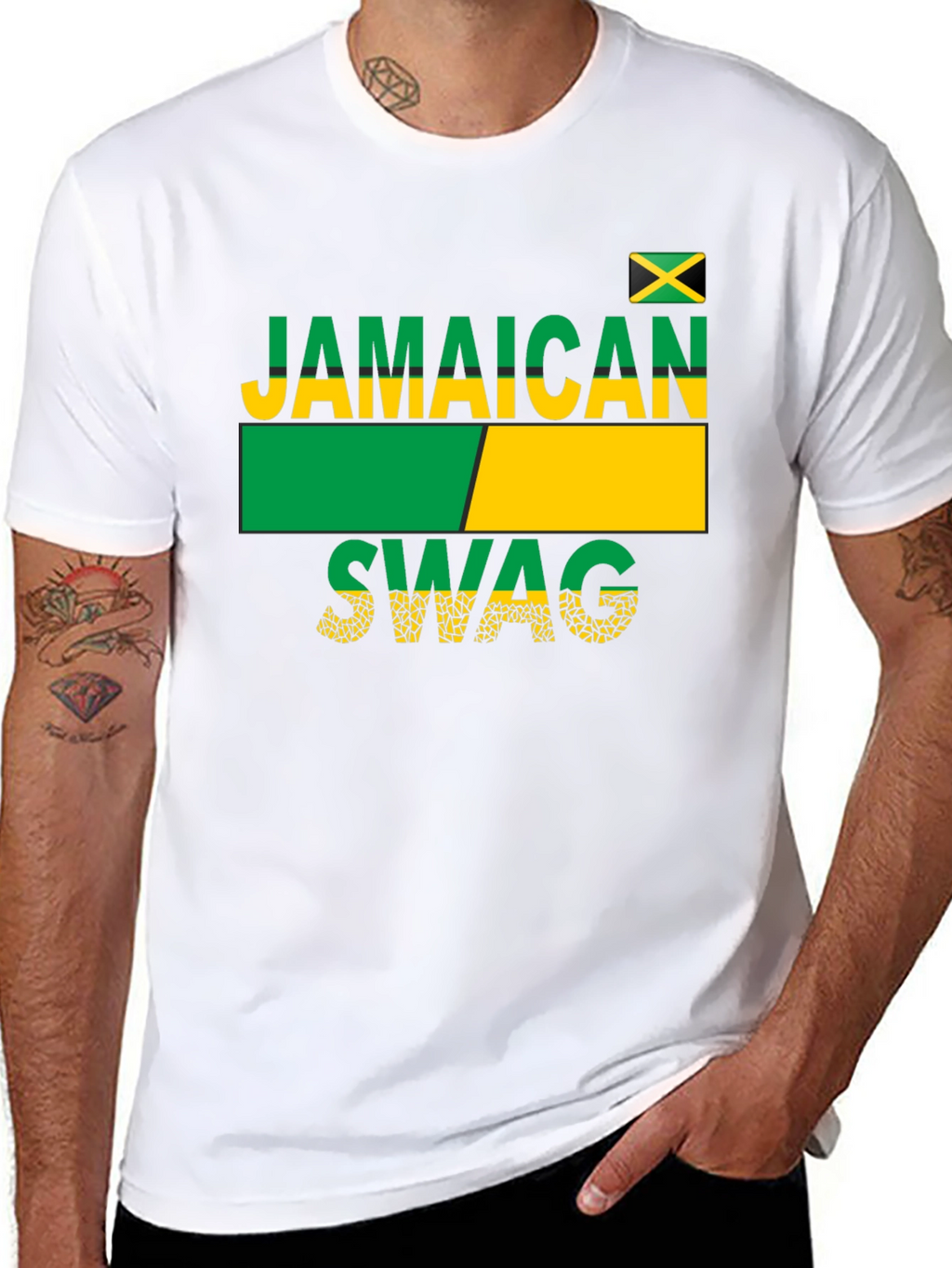 Jamaican Swag T-Shirt - Black