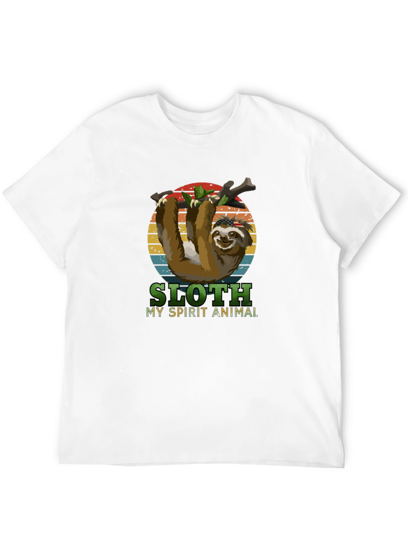 Sloth Spirit Animal Graphic T-Shirt