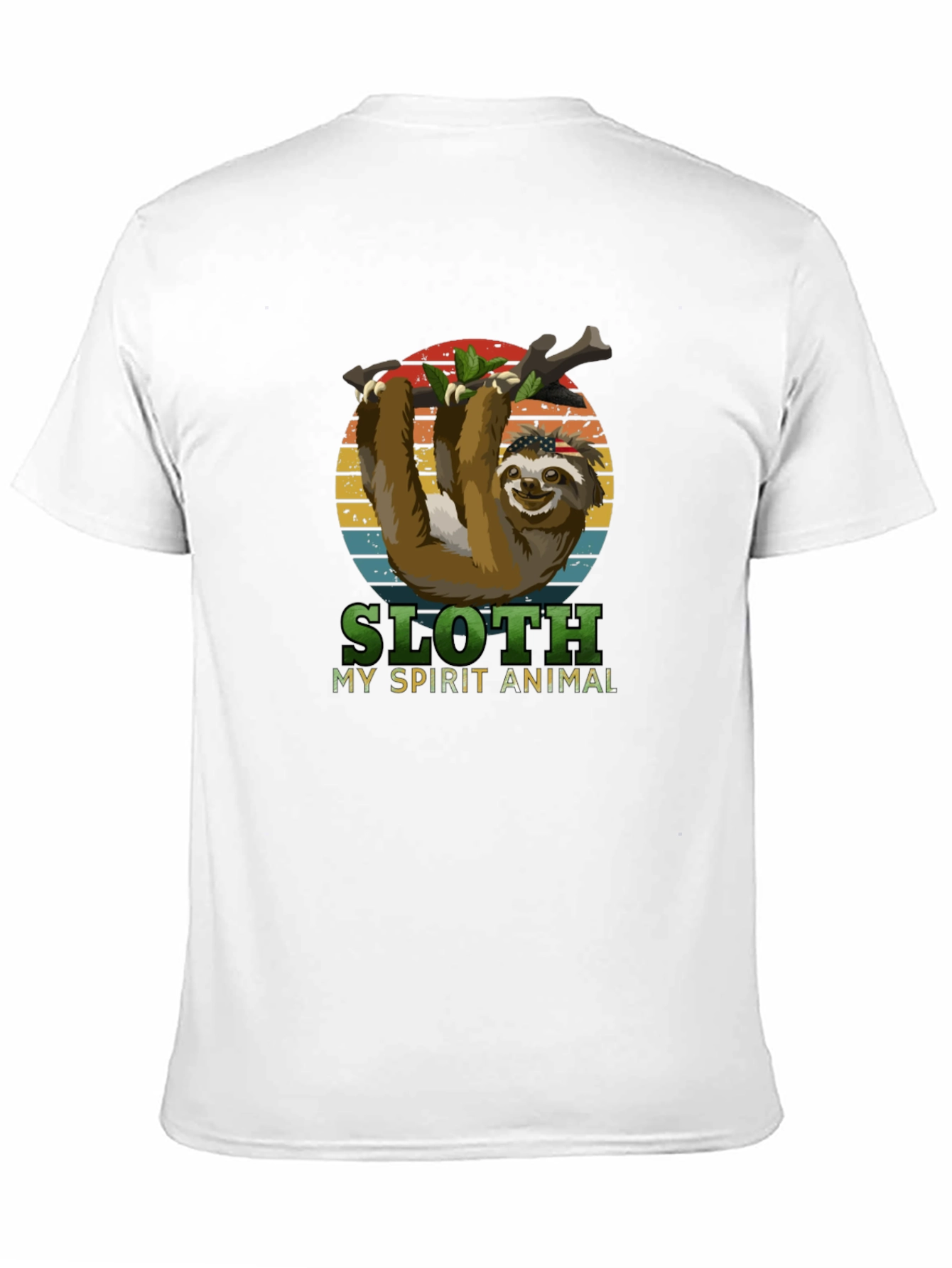 Sloth Spirit Animal Graphic T-Shirt