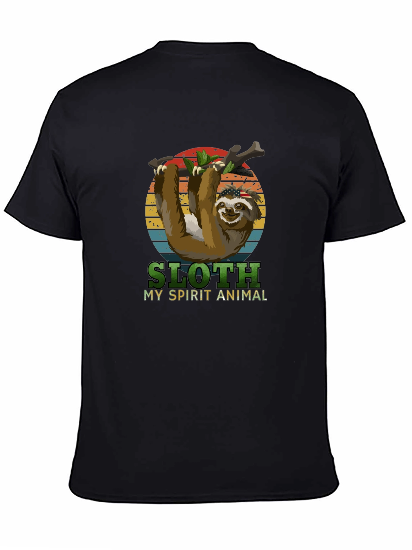 Sloth Spirit Animal Graphic T-Shirt